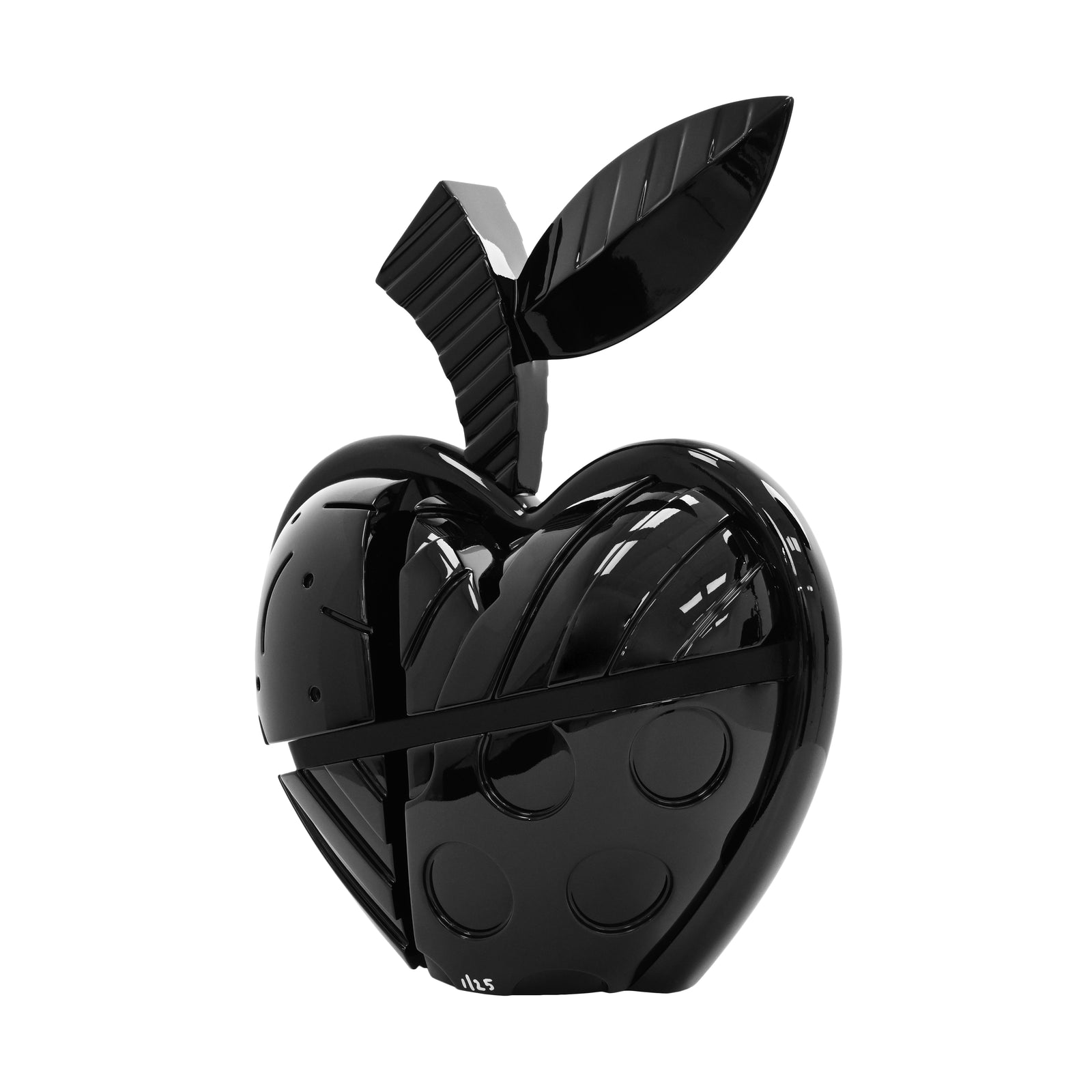 Apple (Black) - Limited Edition Sculpture