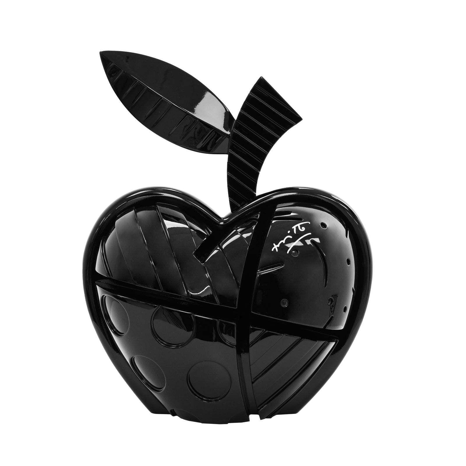 Apple (Black) - Limited Edition Sculpture