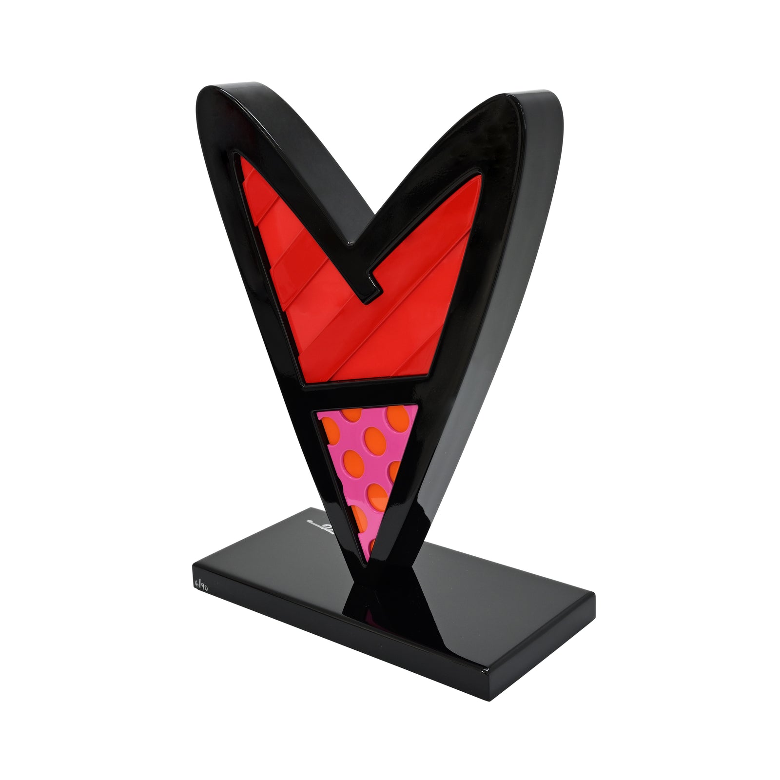 Fresh Love (Black Base) - Limited Edition Sculpture