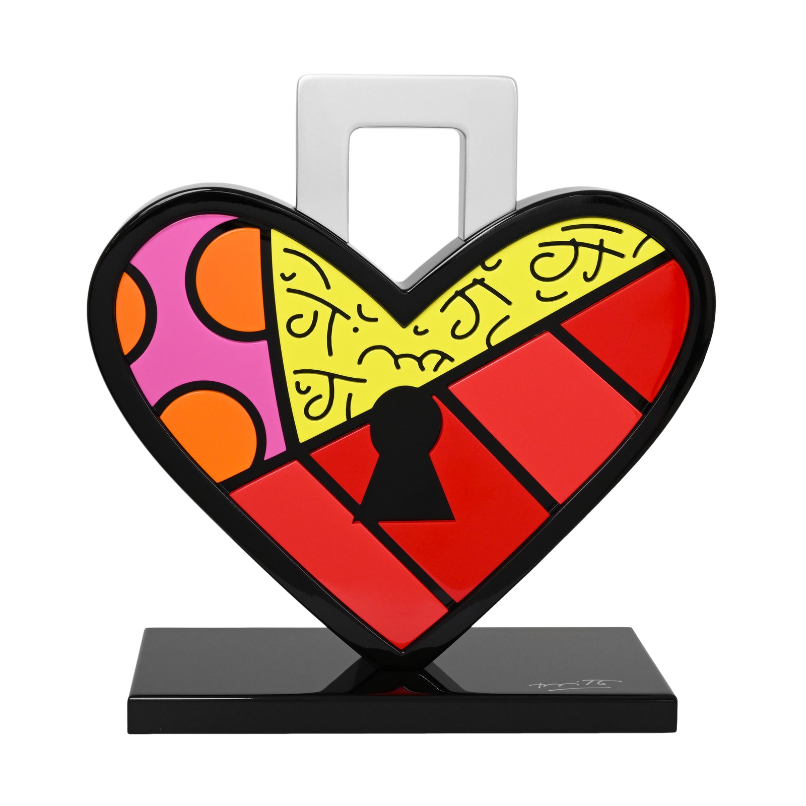 Lock Of Love (Silver Lock) - Limited Edition Sculpture