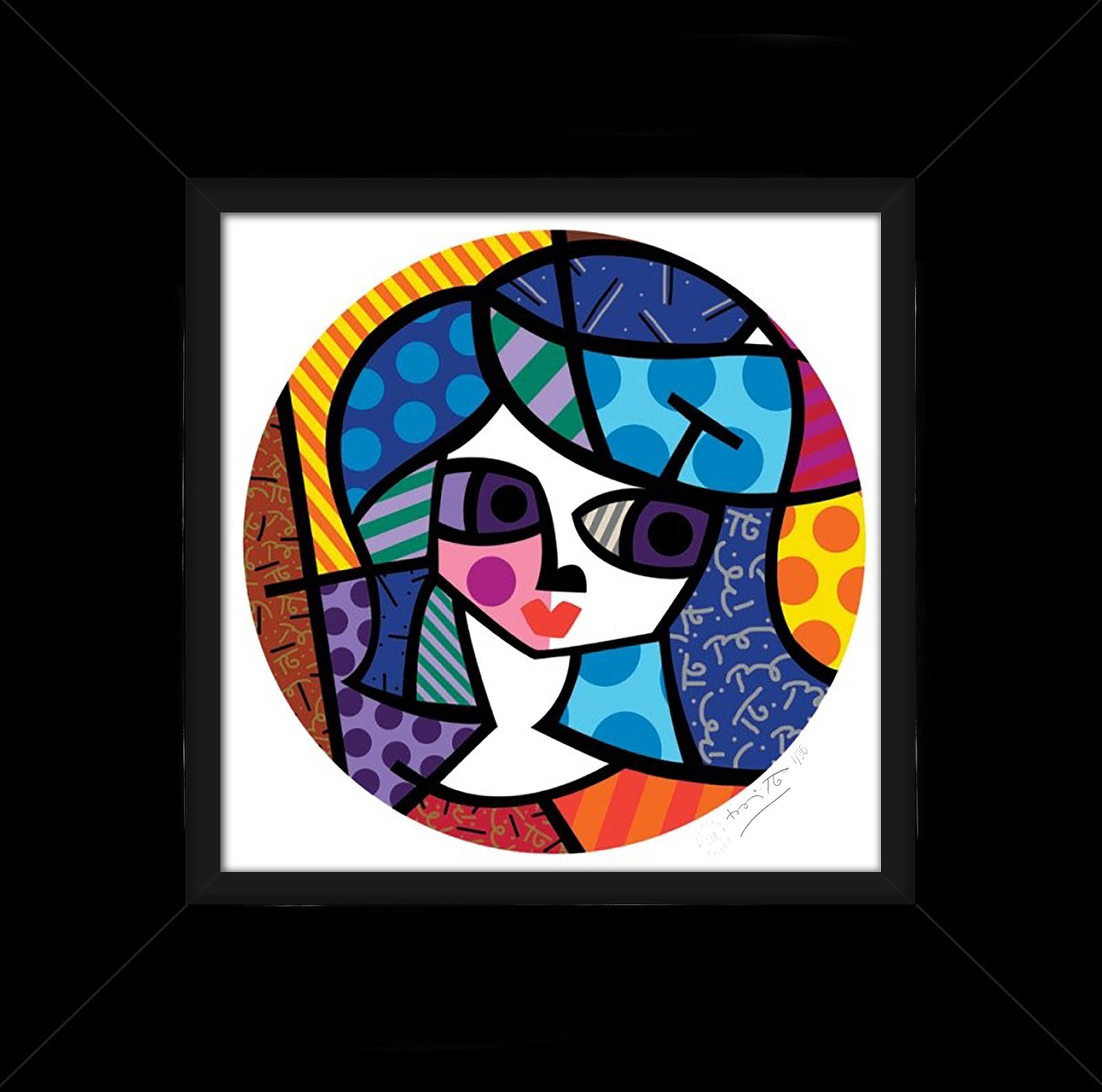 grace serigraph artistic colorful design collectible