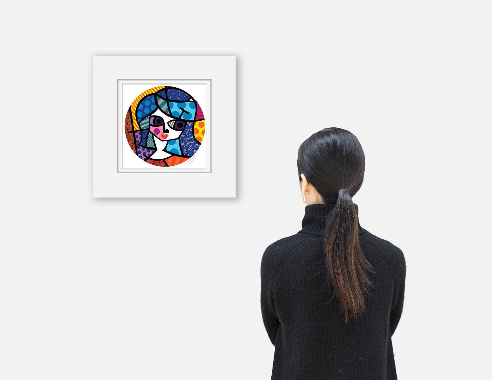 modern pop art grace serigraph vibrant home decor