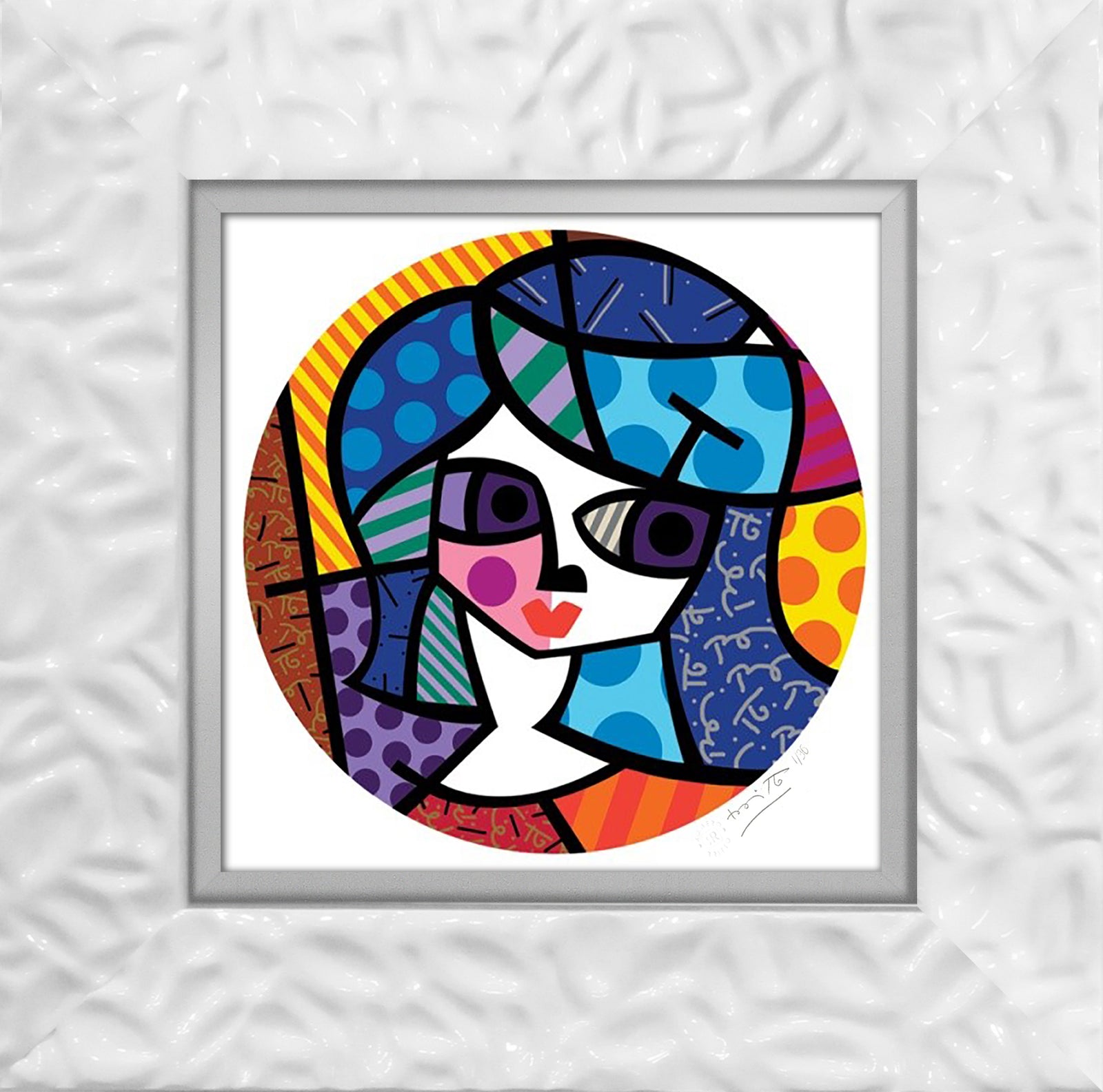 modern pop art grace serigraph vibrant home decor