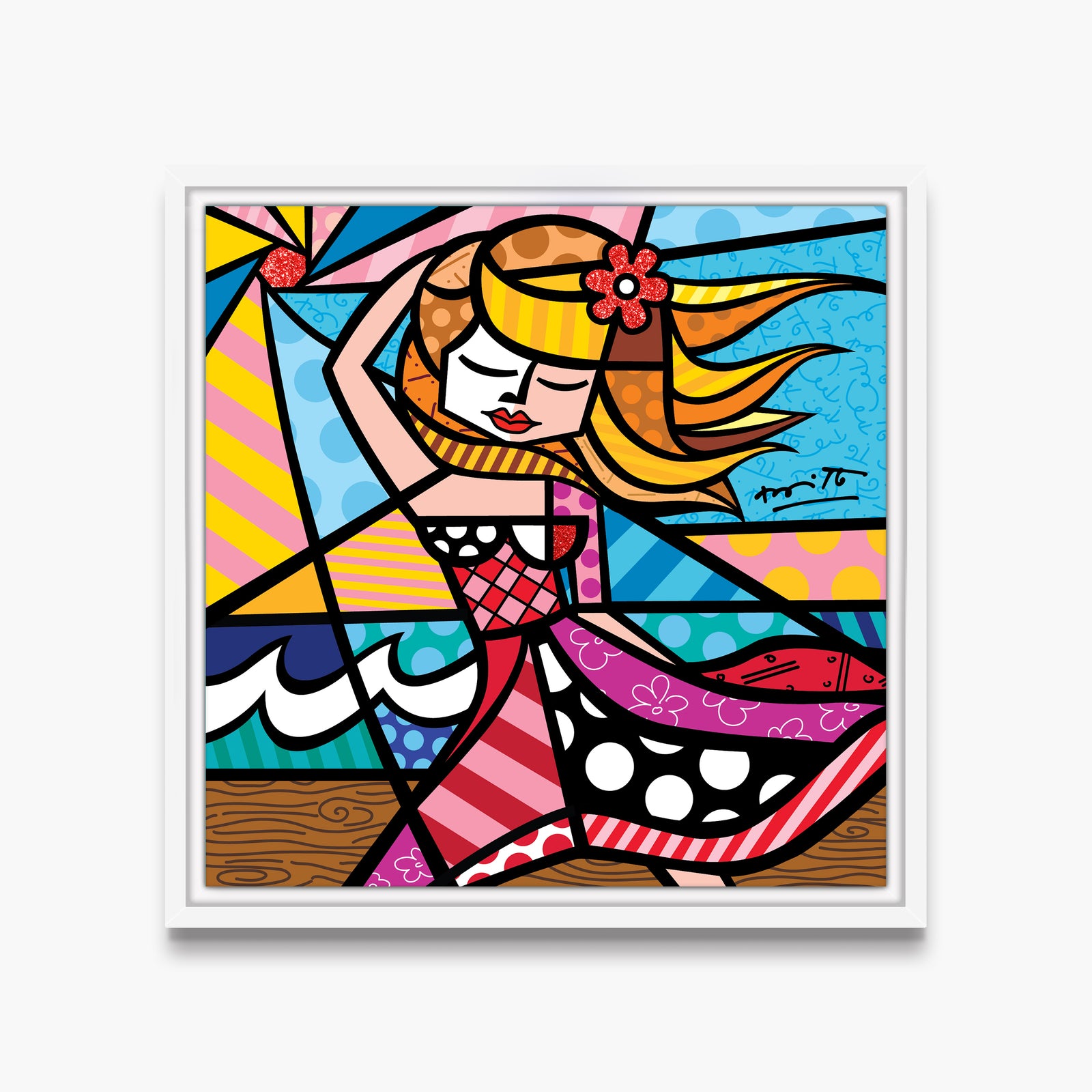 modern pop art summer 22 limited edition print vibrant home decor