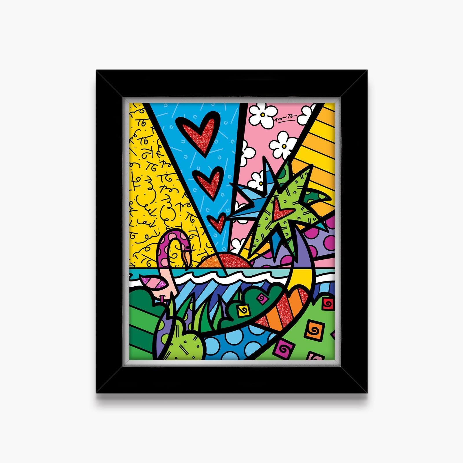 tropical paradise limited edition print artistic colorful design collectible