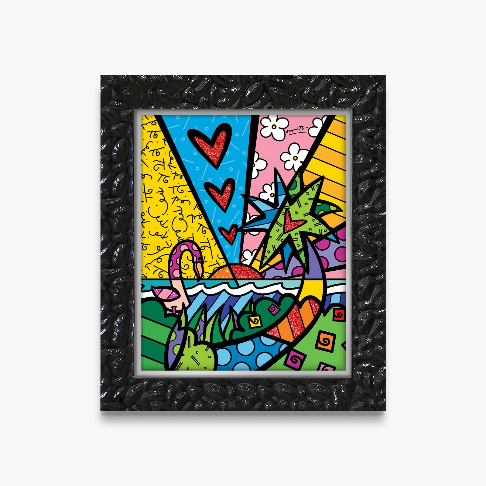 modern pop art tropical paradise limited edition print vibrant home decor