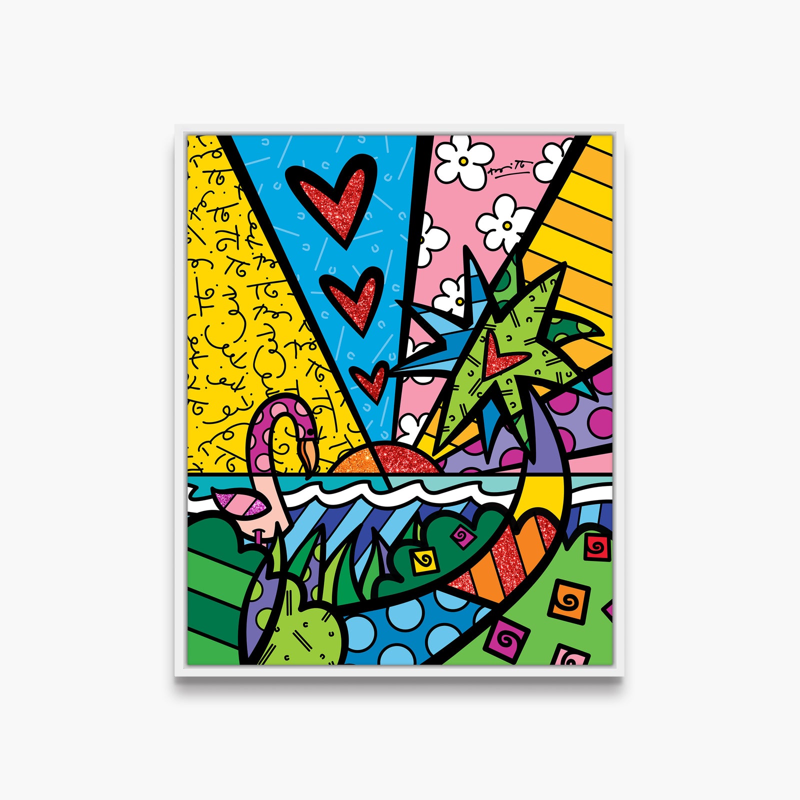 tropical paradise limited edition print colorful decorative collectible gift idea