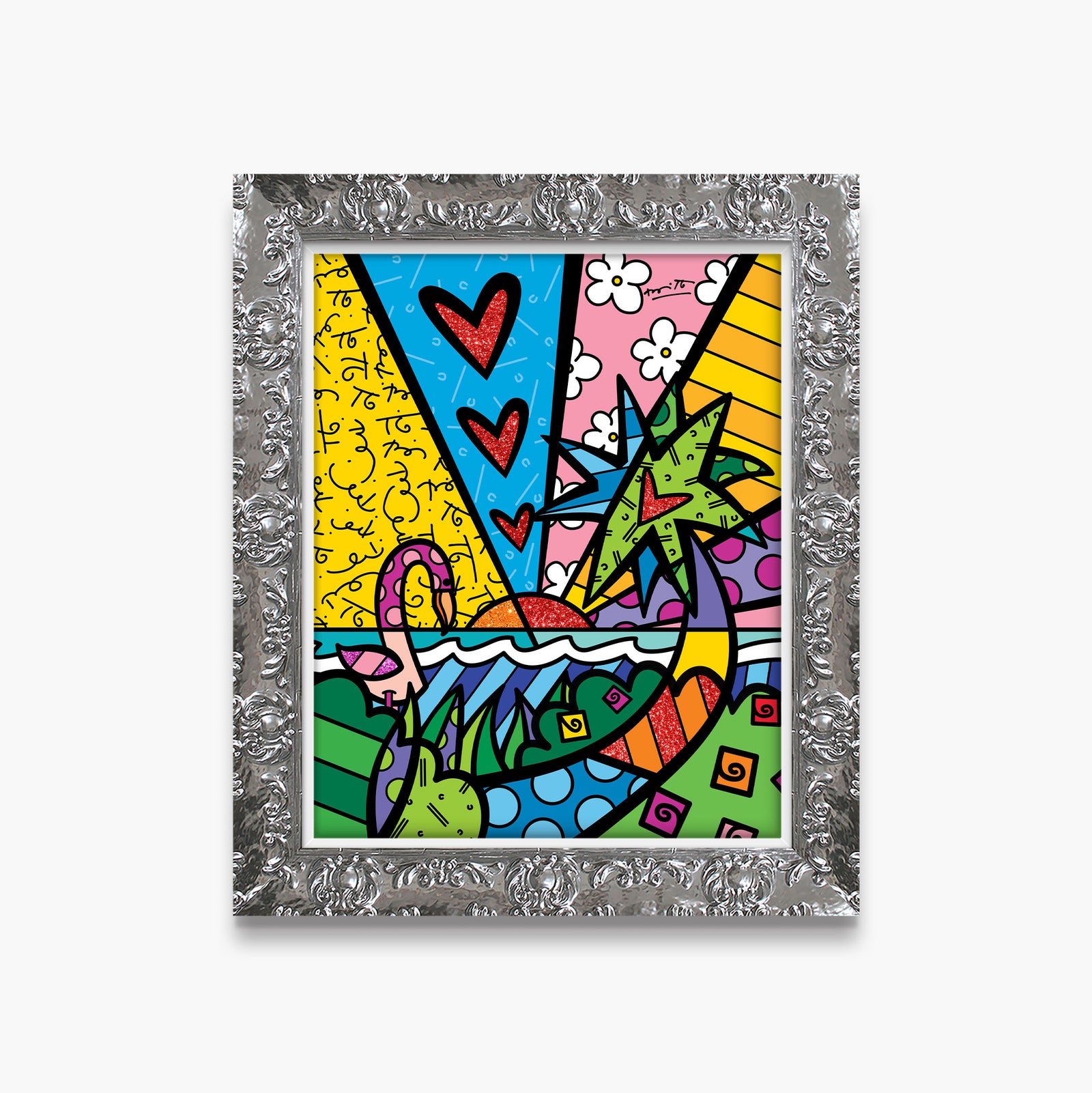 modern pop art tropical paradise limited edition print vibrant home decor