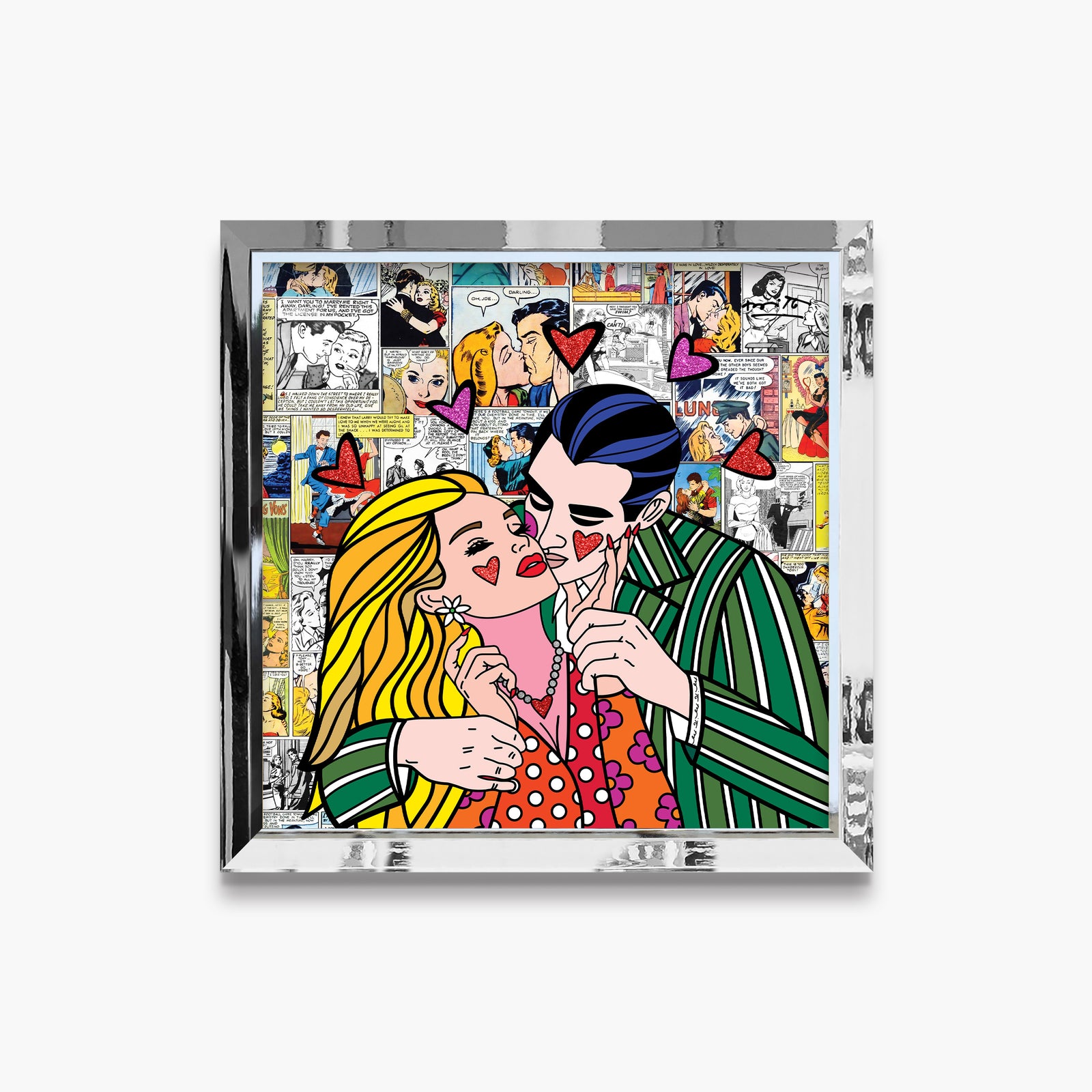 Romero Britto all night long limited edition colorful pop art design