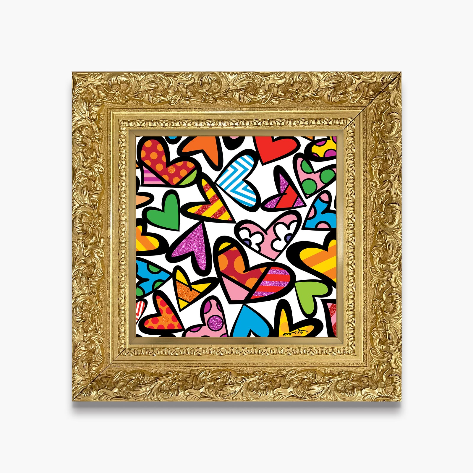 modern pop art full of love limited edition vibrant home decor