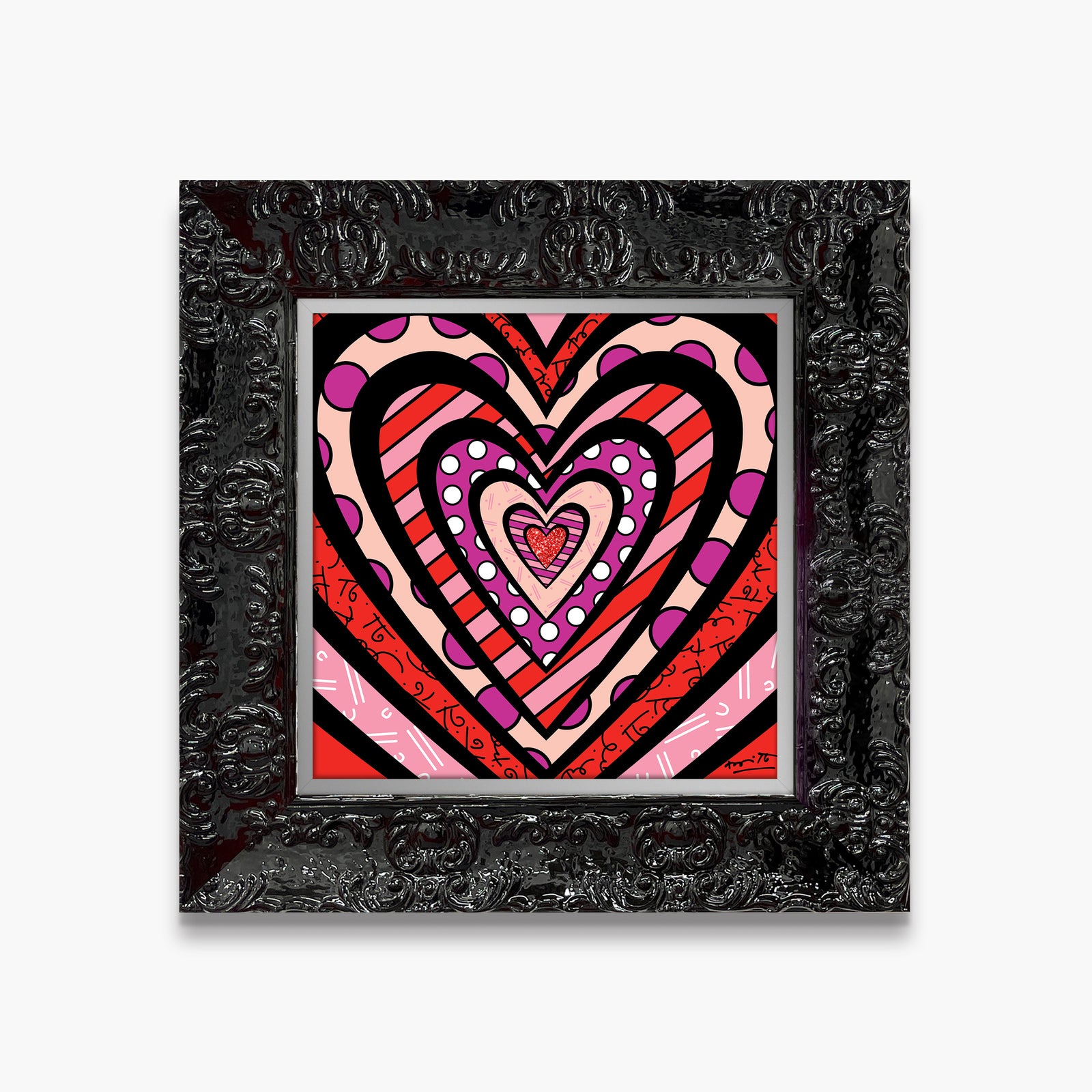 modern pop art ripples of love limited edition vibrant home decor