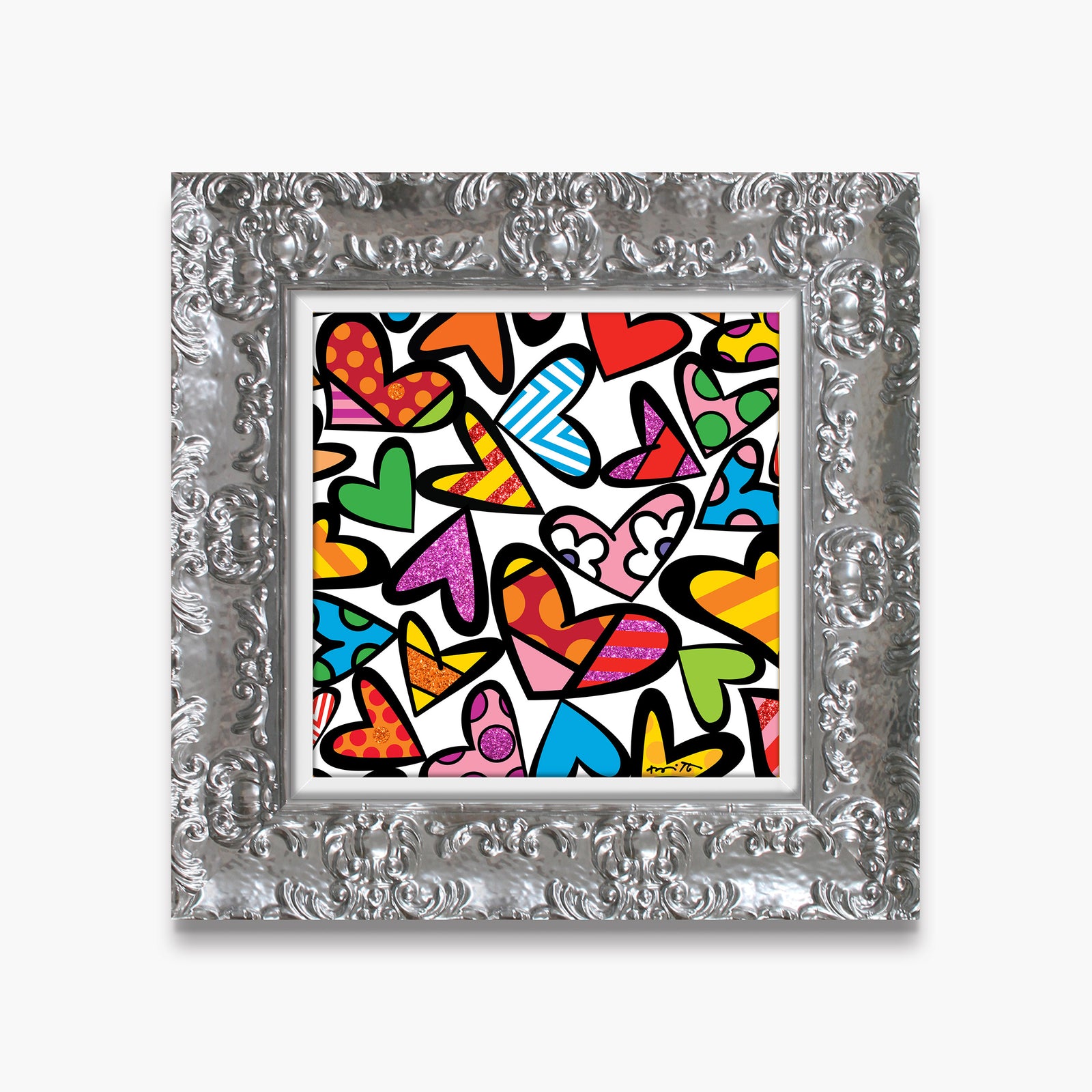 modern pop art full of love limited edition vibrant home decor