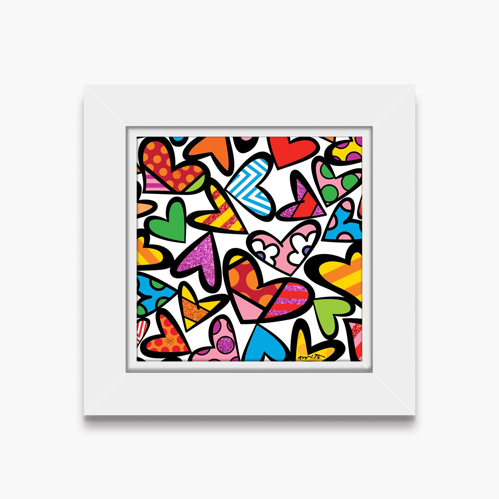 modern pop art full of love limited edition vibrant home decor