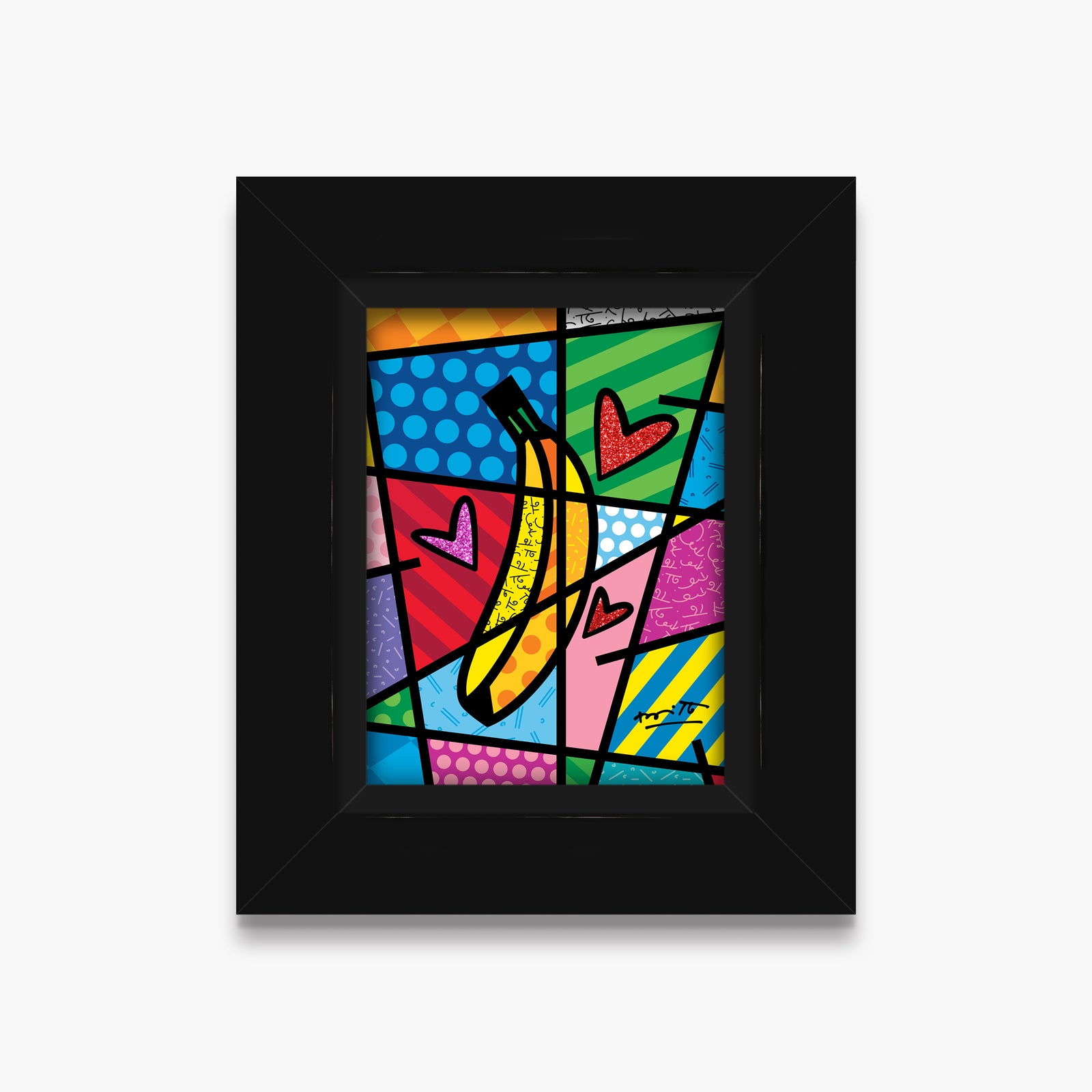 Romero Britto pop by nature limited edition colorful pop art design