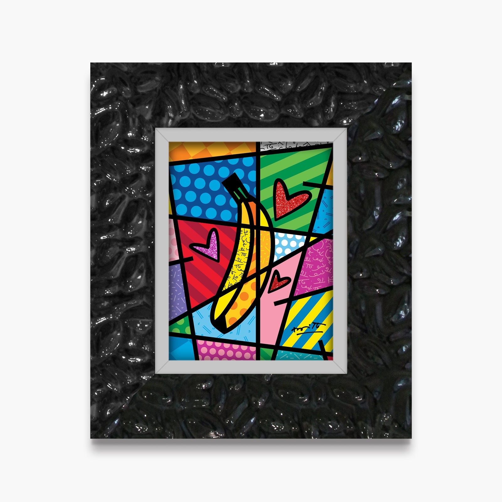 Romero Britto pop by nature limited edition contemporary pop art piece