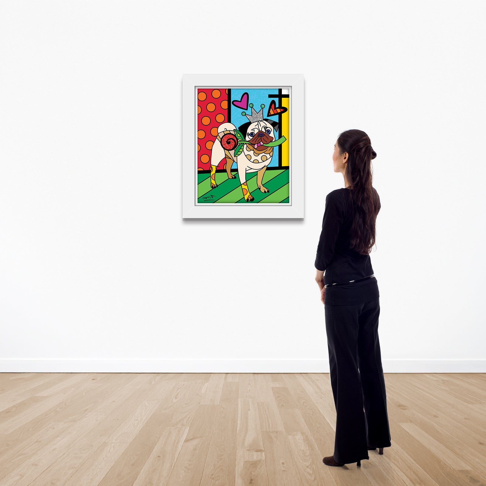 modern pop art lovely doug limited edition print vibrant home decor