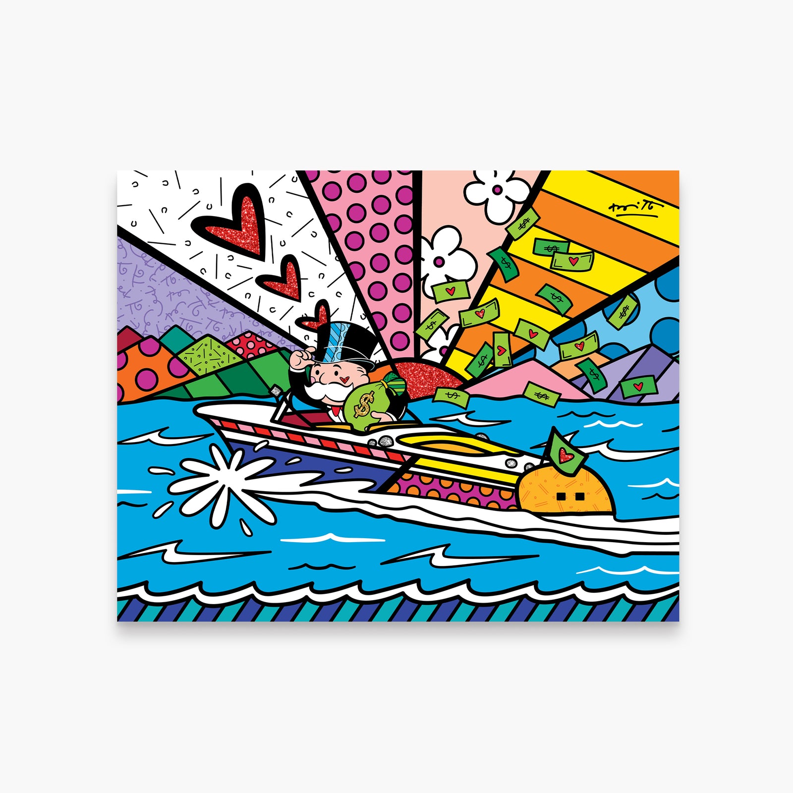 Cash Flow (Monopoly By Britto) - Limited Edition Print