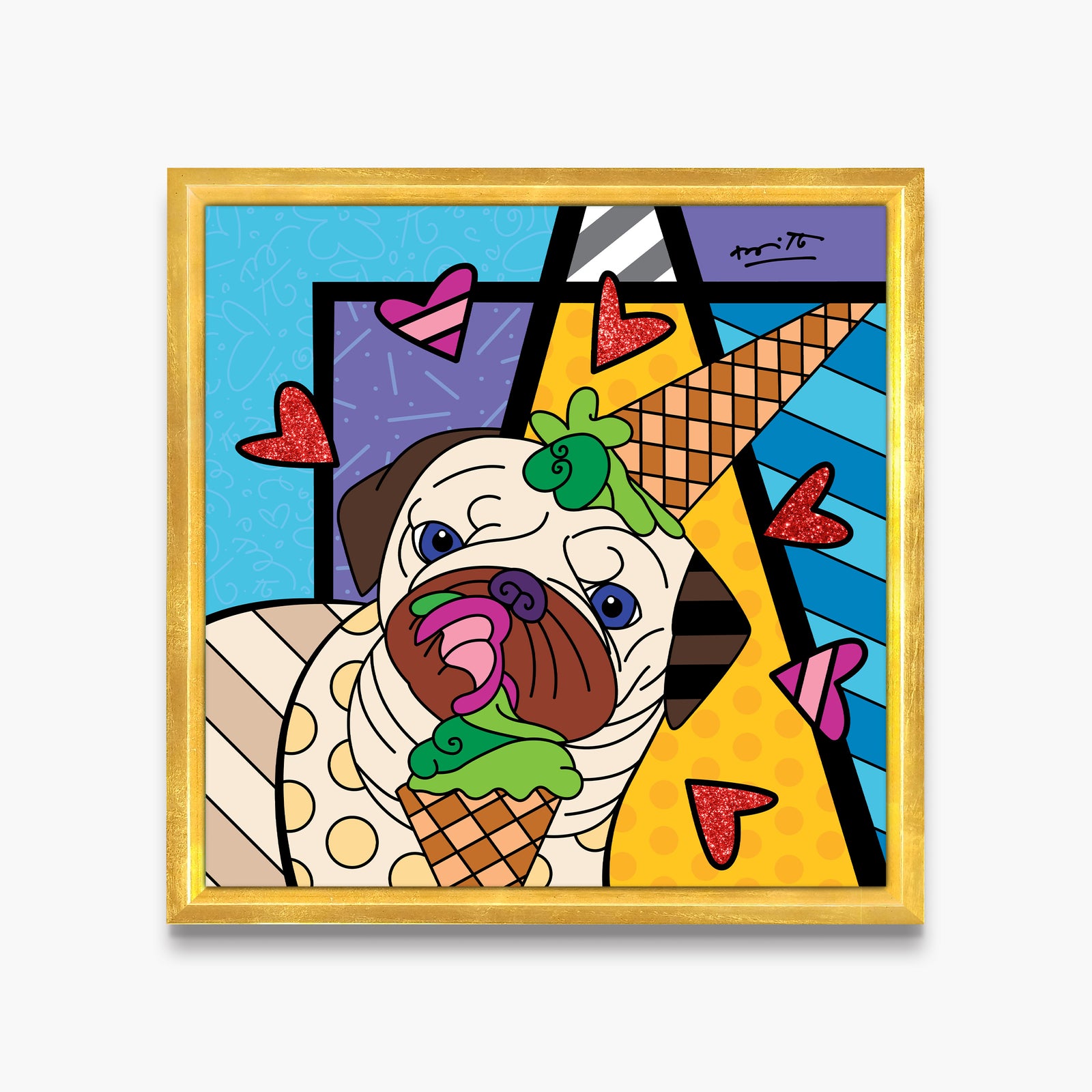 pistachio limited edition print artistic colorful design collectible