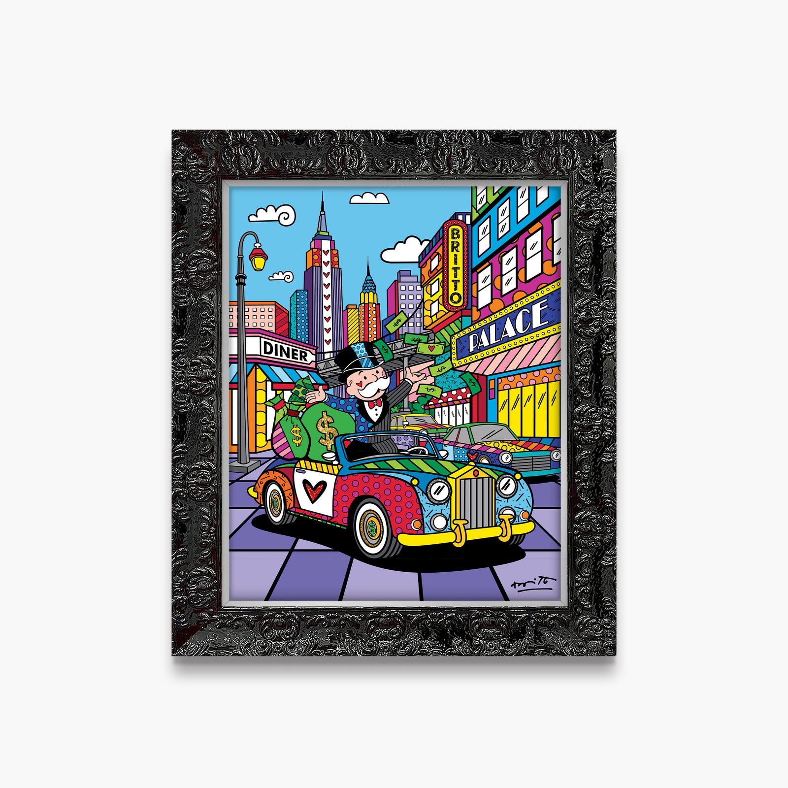 Love My Life (Monopoly By Britto) - Limited Edition Print