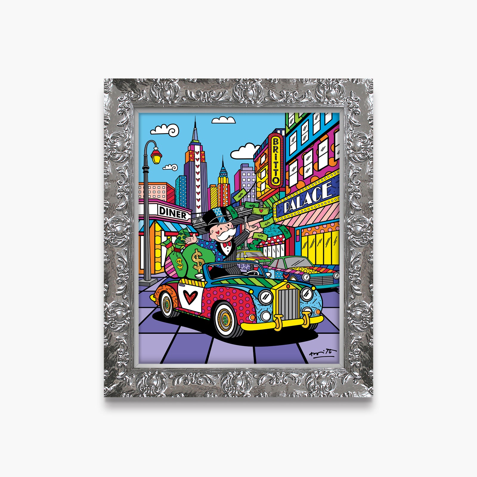 Love My Life (Monopoly By Britto) - Limited Edition Print