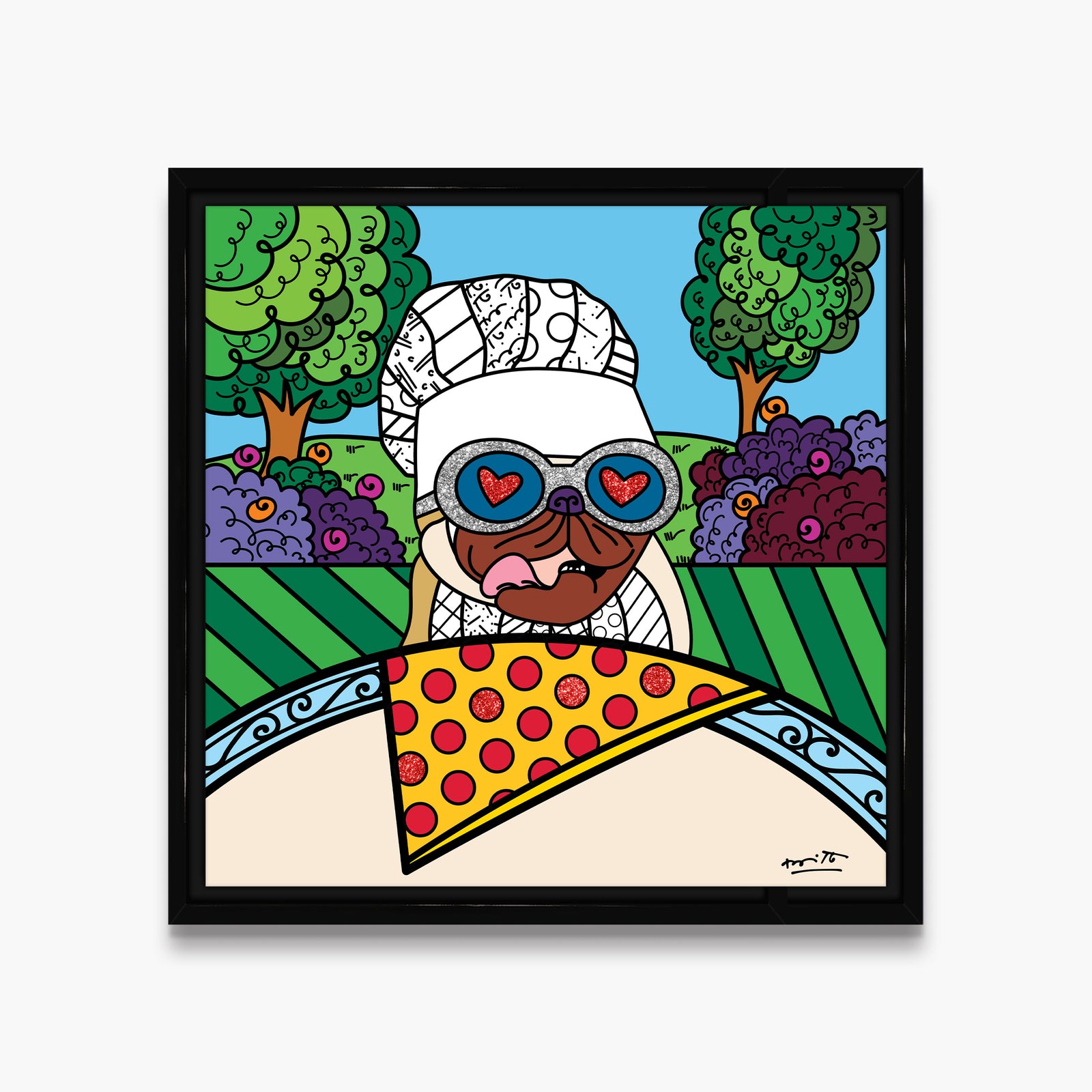 pepperoni limited edition print colorful decorative collectible gift idea