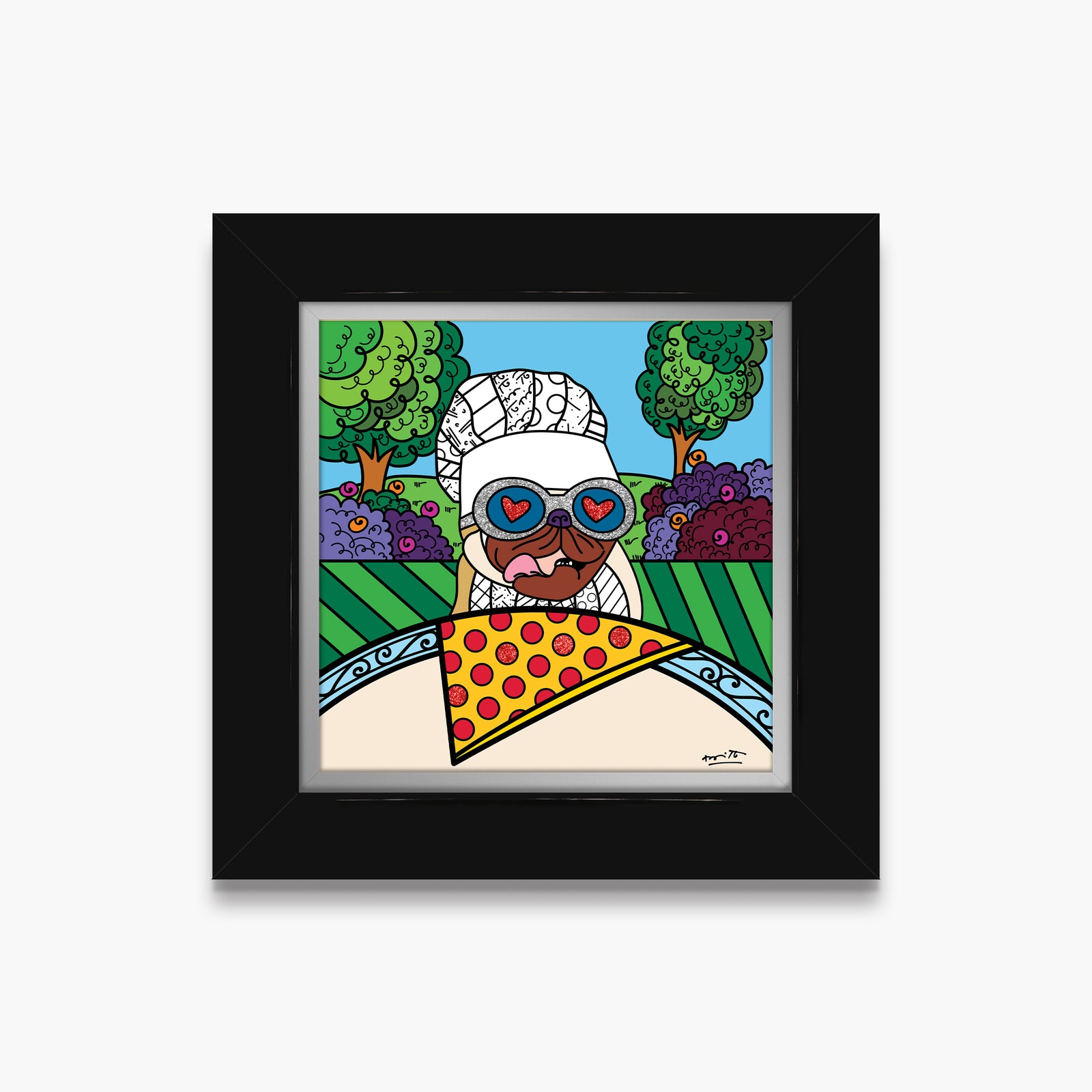 pepperoni limited edition print artistic colorful design collectible