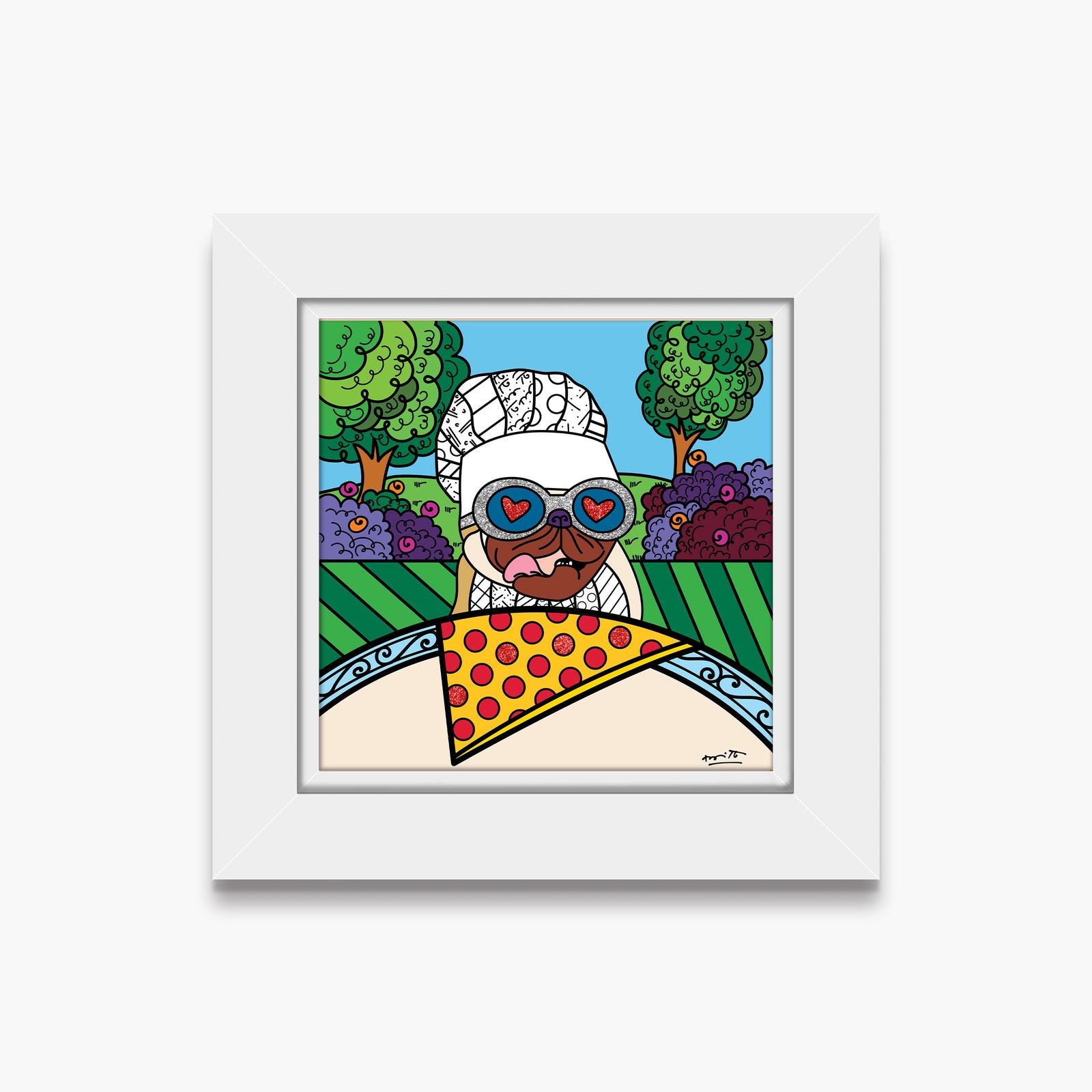 pepperoni limited edition print colorful decorative collectible gift idea