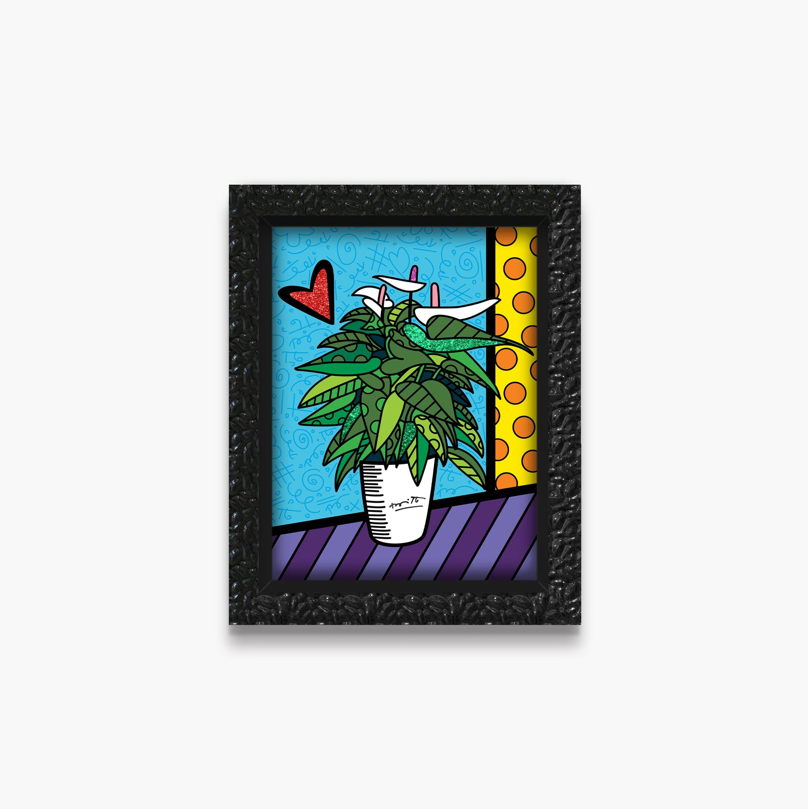 lily limited edition print artistic colorful design collectible