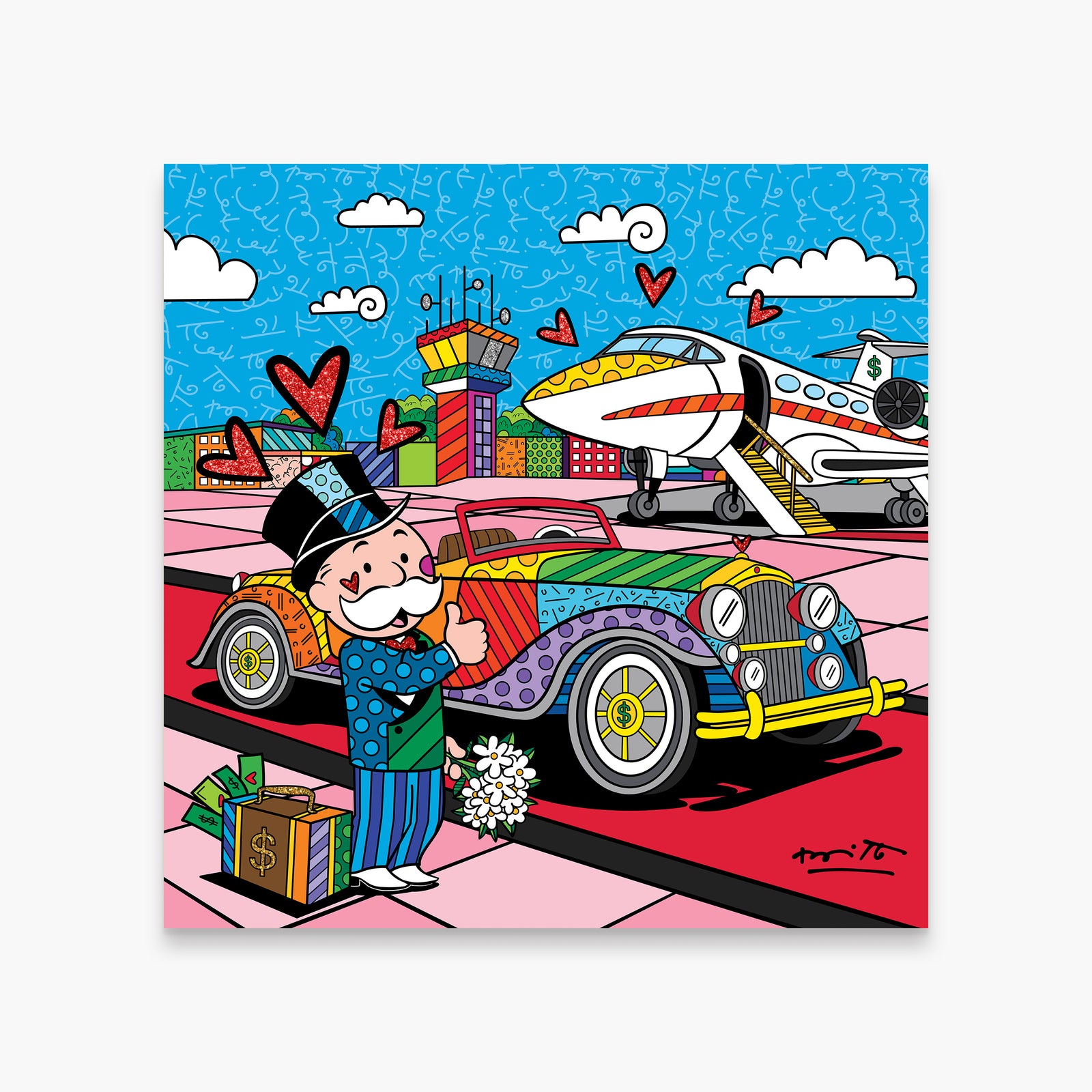 Billionaire's Club (Monopoly By Britto) - Limited Edition Print
