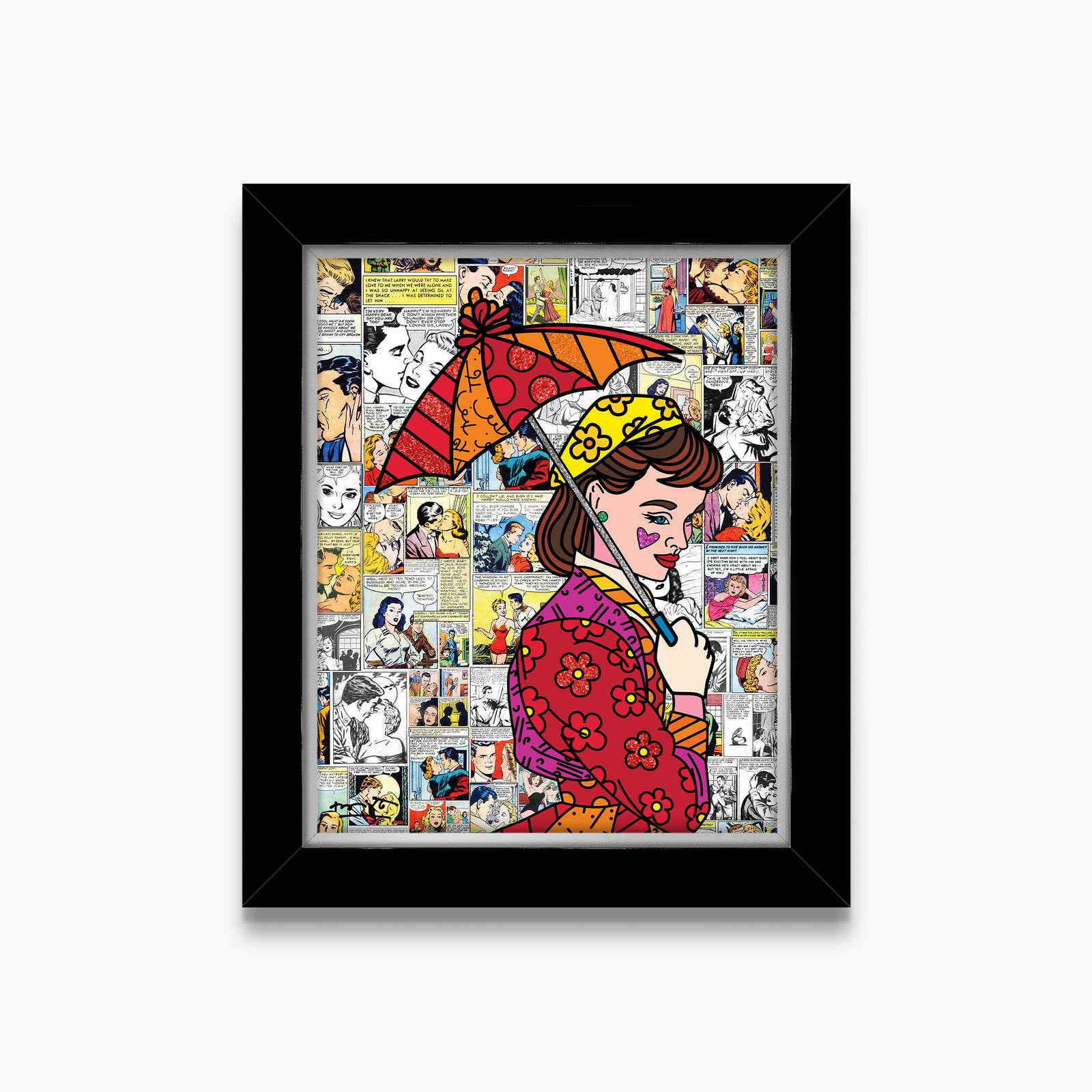 north beach limited edition print artistic colorful design collectible