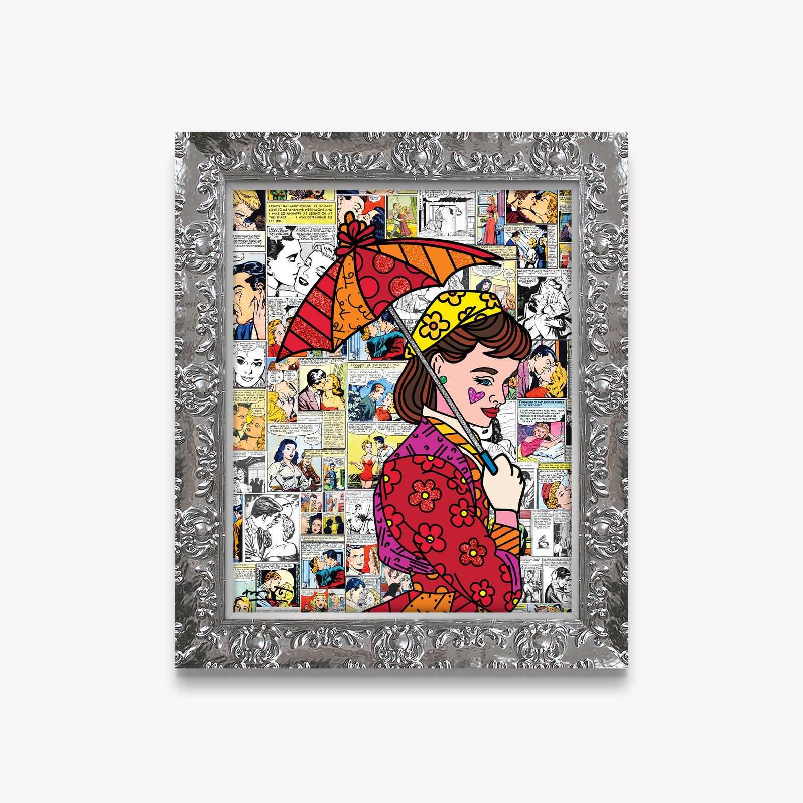 modern pop art north beach limited edition print vibrant home decor