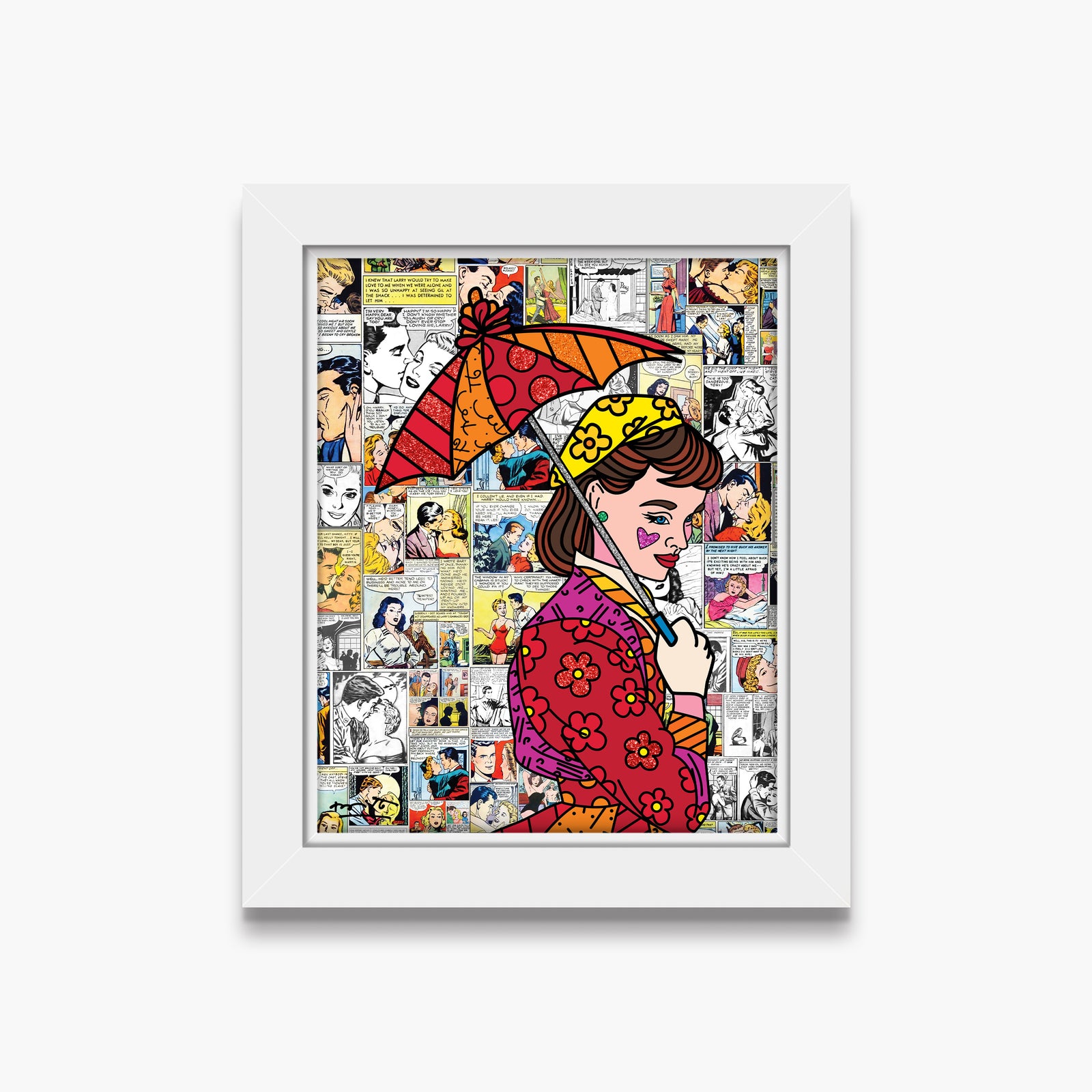 north beach limited edition print colorful decorative collectible gift idea