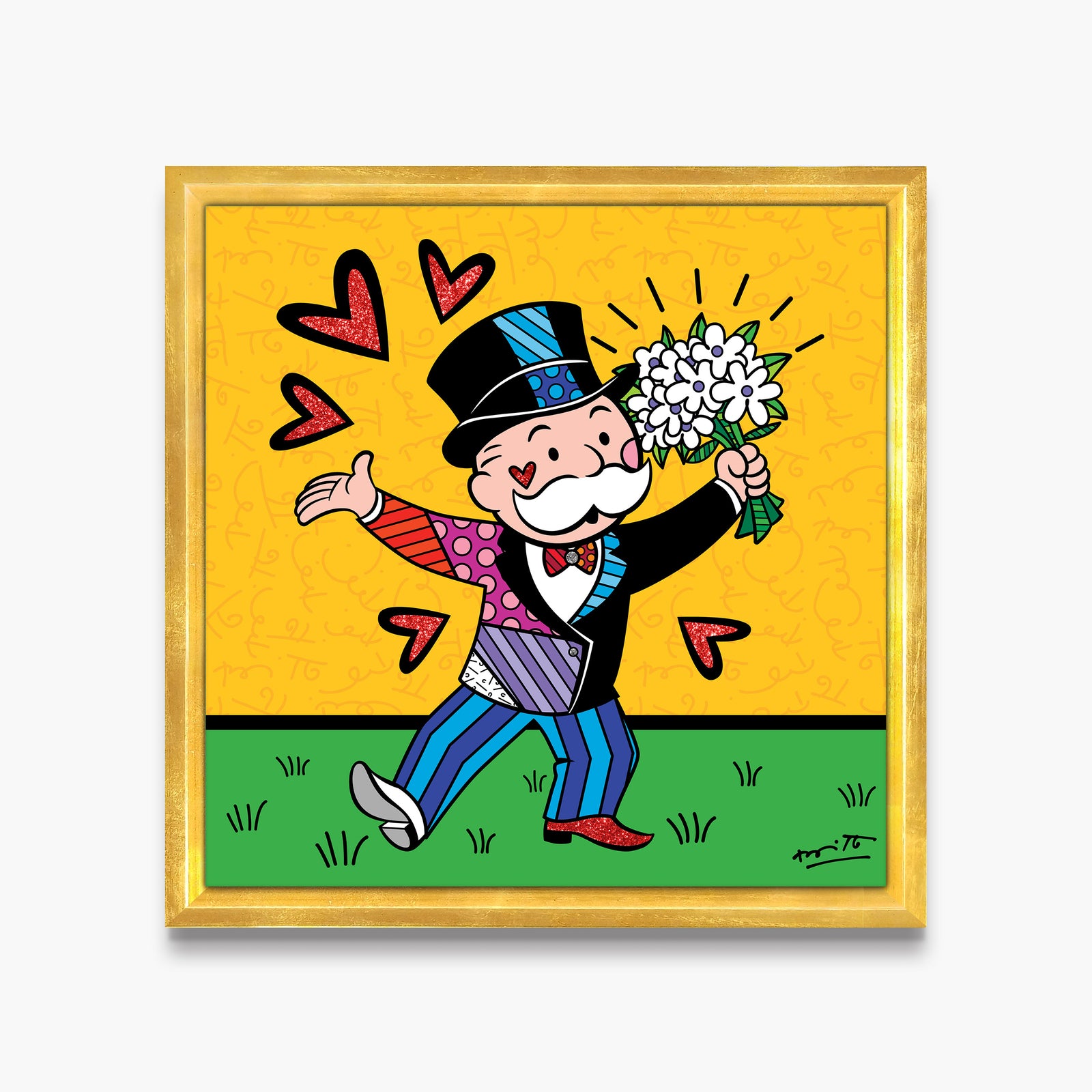 Flowers Of Joy (Monopoly By Britto) - Limited Edition Print