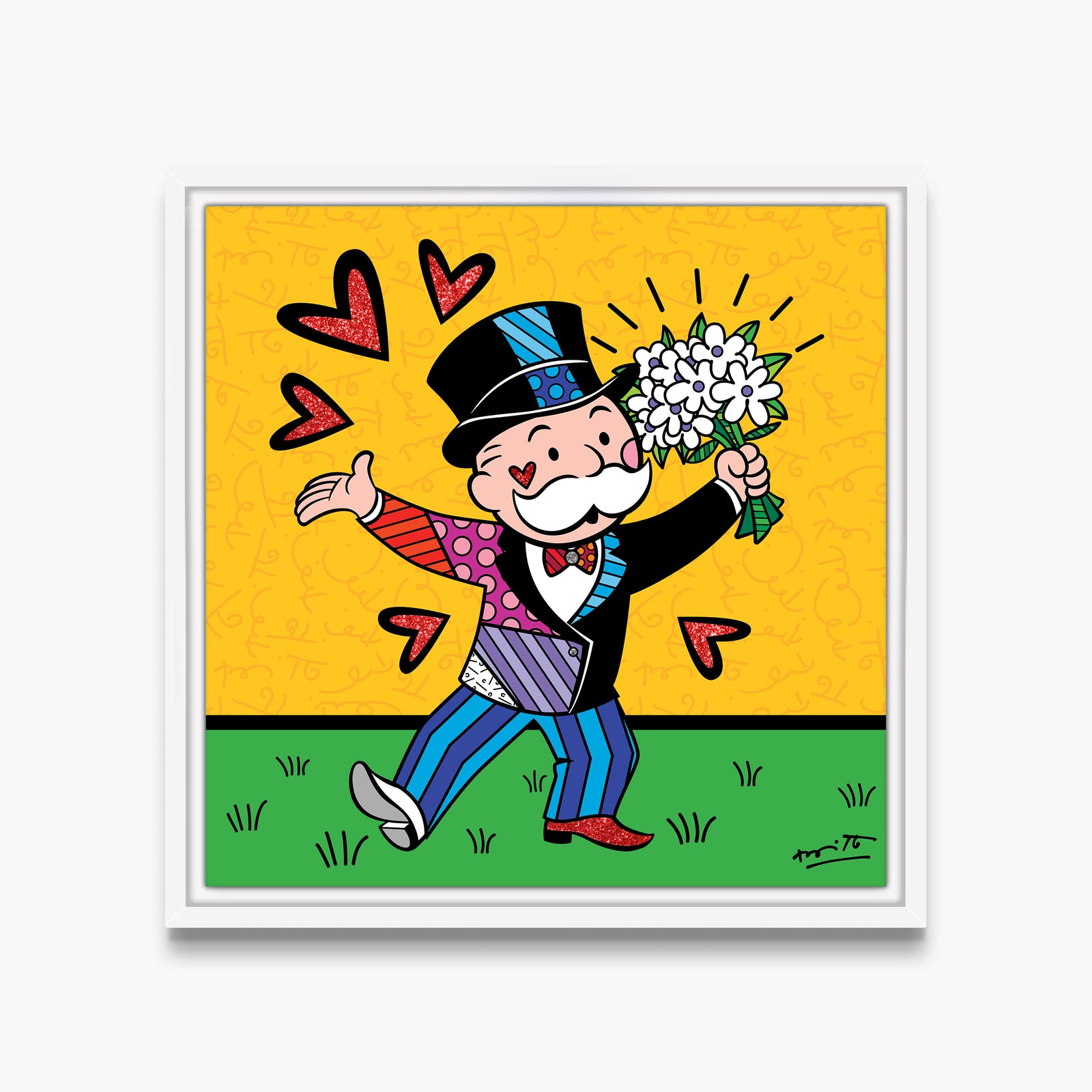 Flowers Of Joy (Monopoly By Britto) - Limited Edition Print