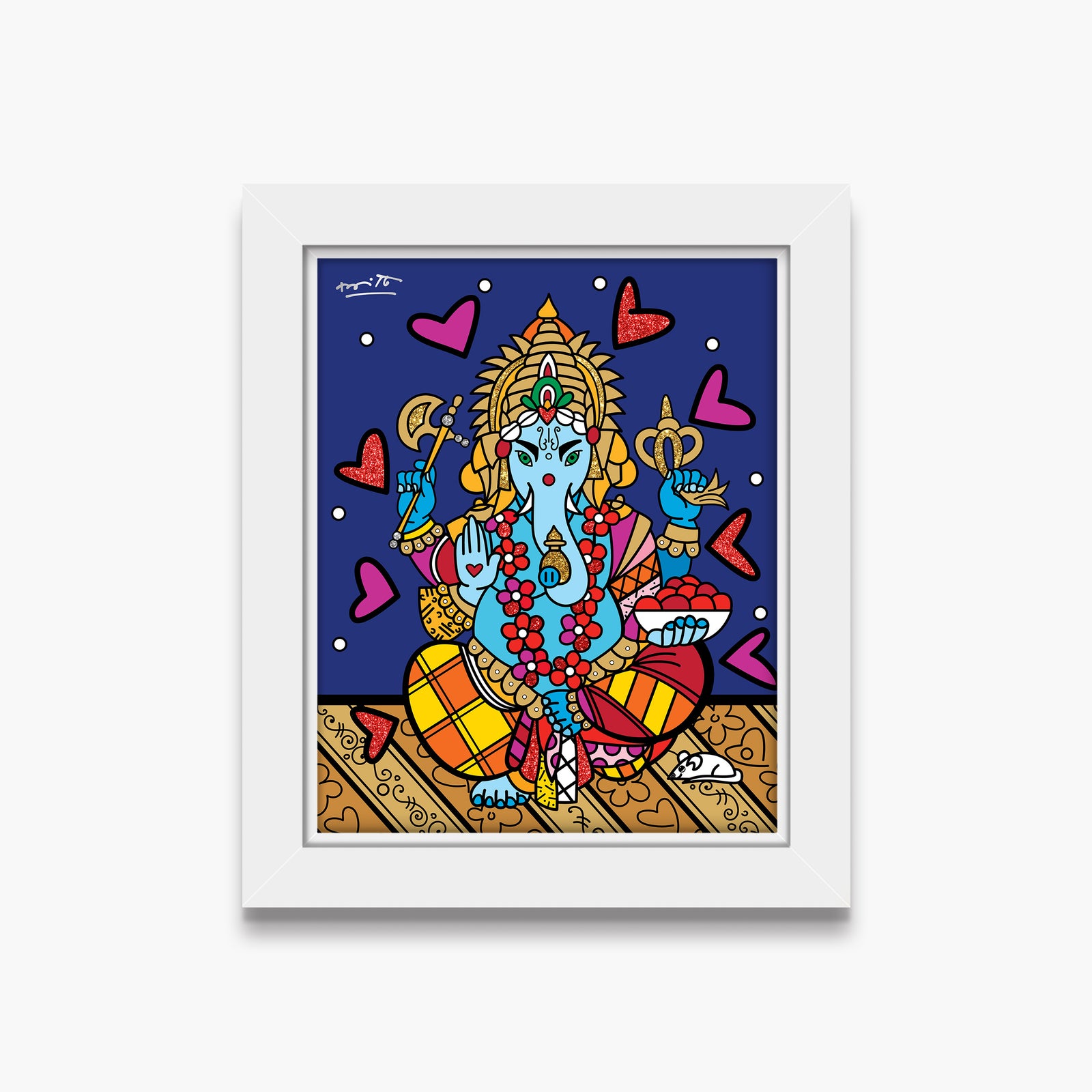 ganesh limited edition print colorful decorative collectible gift idea