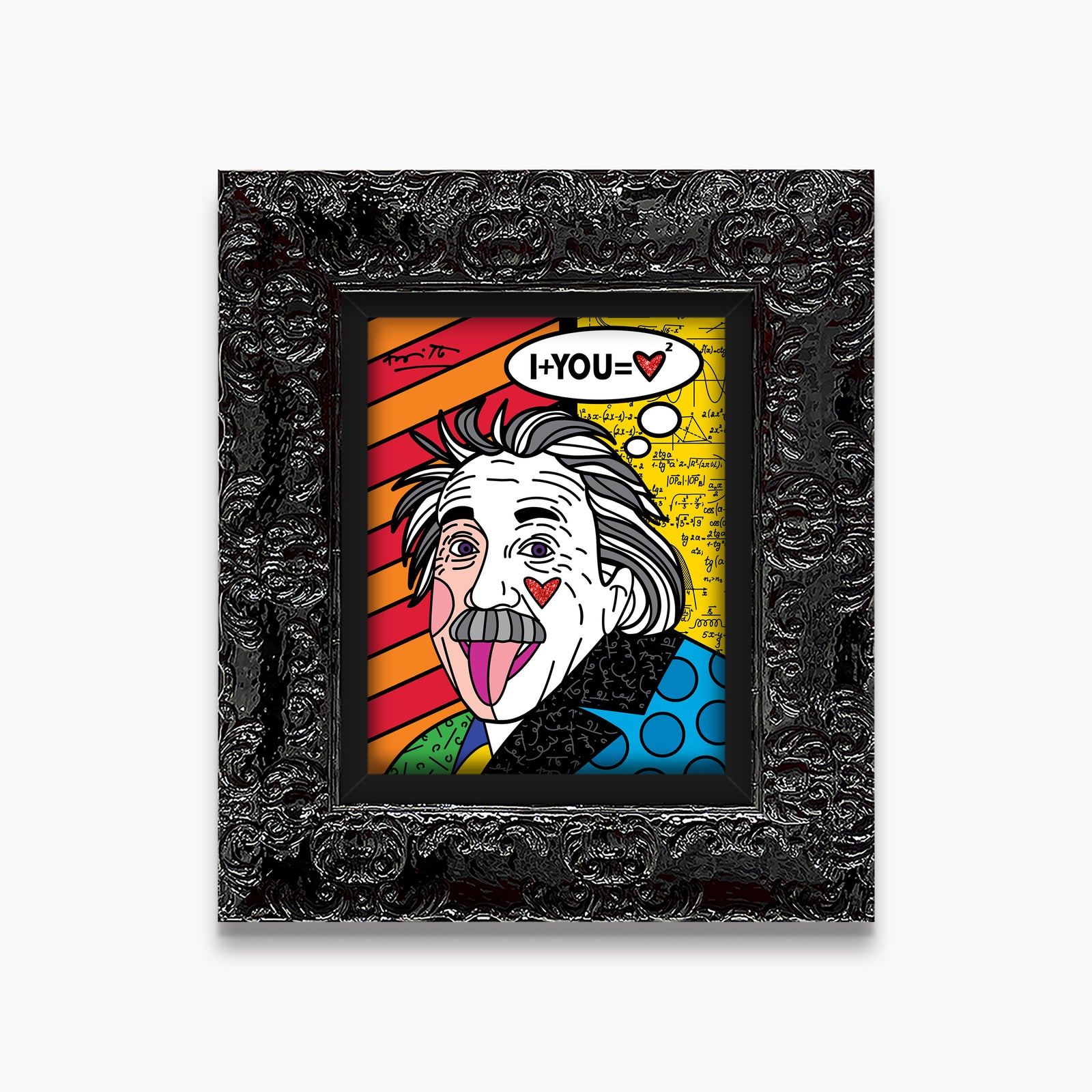 Romero Britto formula of love limited edition colorful pop art design