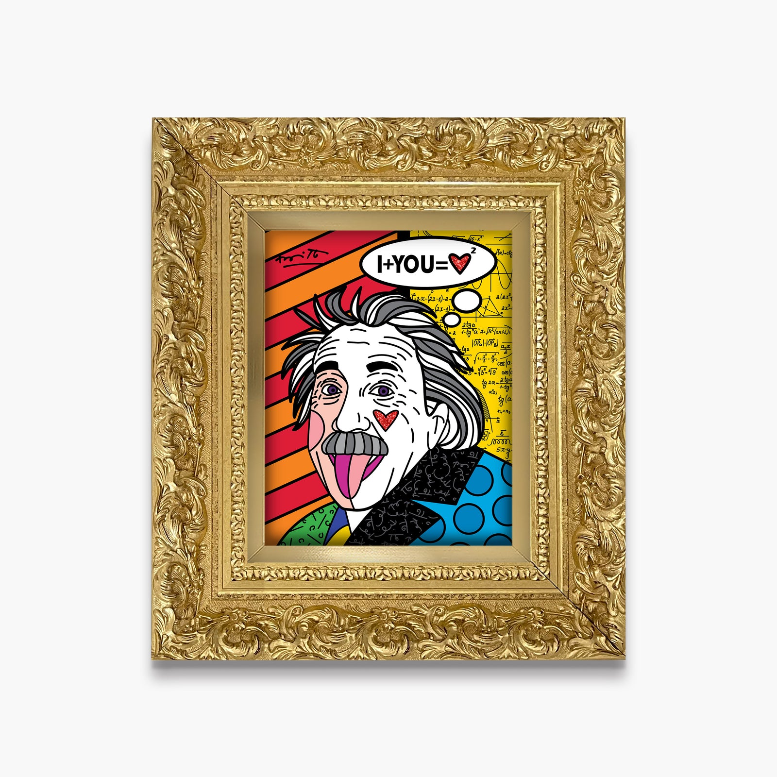 Romero Britto formula of love limited edition colorful pop art design
