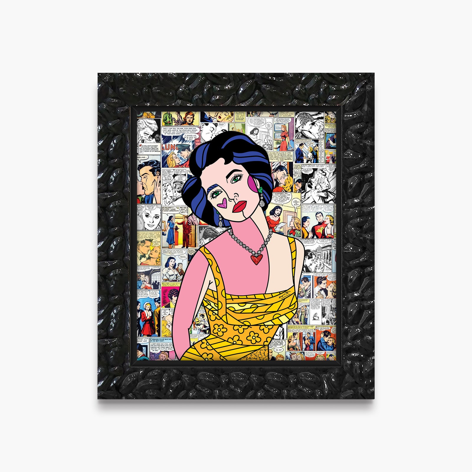 modern pop art liz taylor limited edition print vibrant home decor