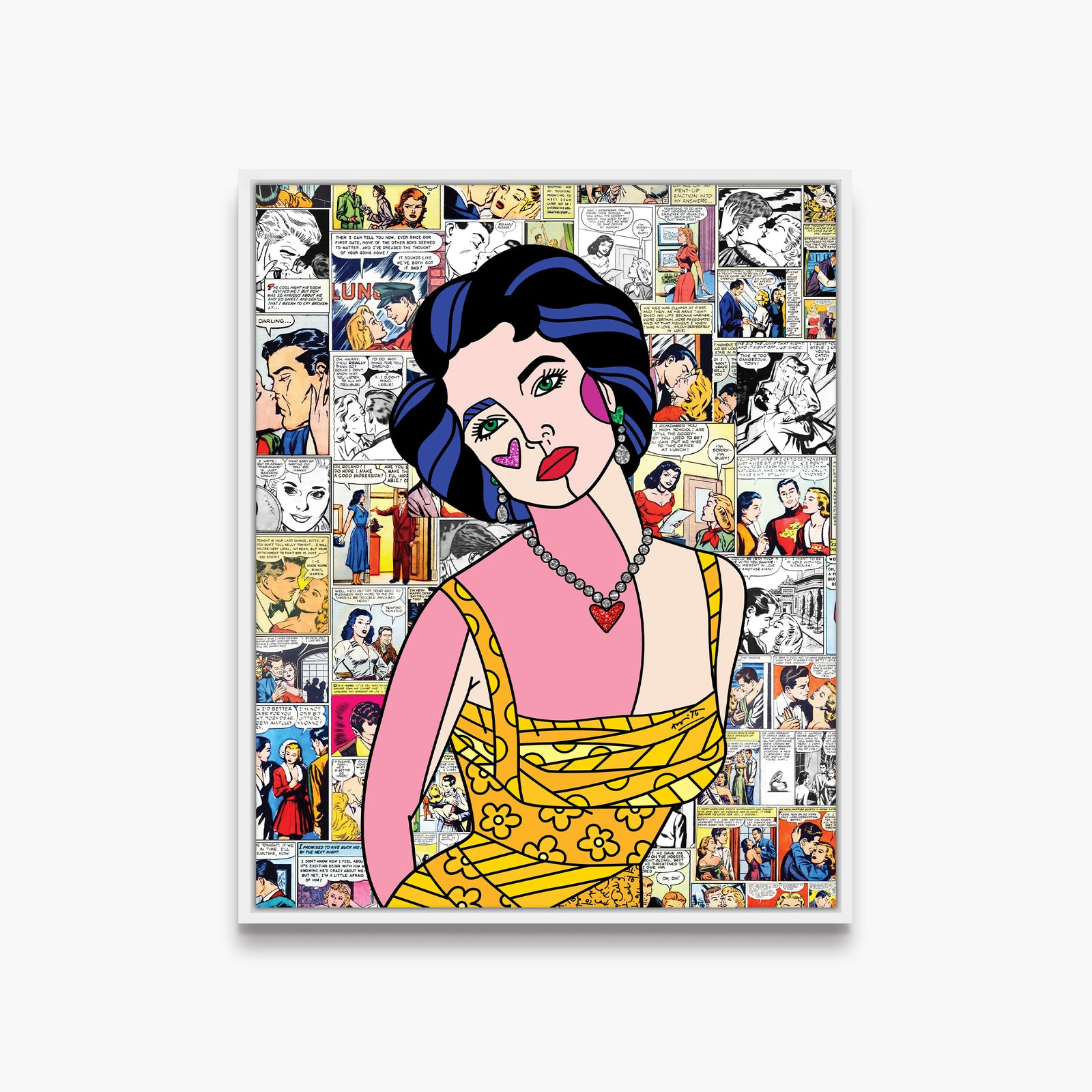 liz taylor limited edition print colorful decorative collectible gift idea