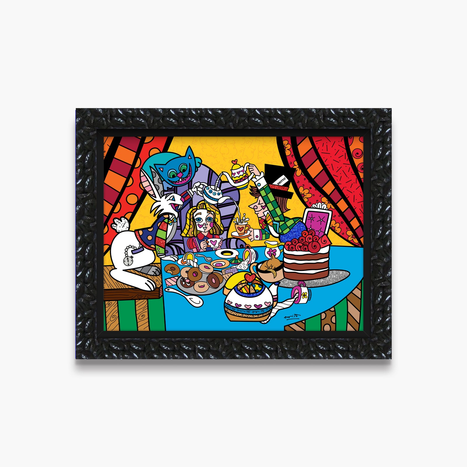 tea party limited edition print colorful decorative collectible gift idea