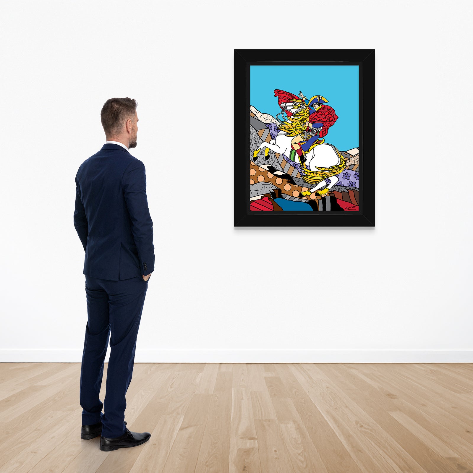 napolean bonaparte limited edition print colorful decorative collectible gift idea