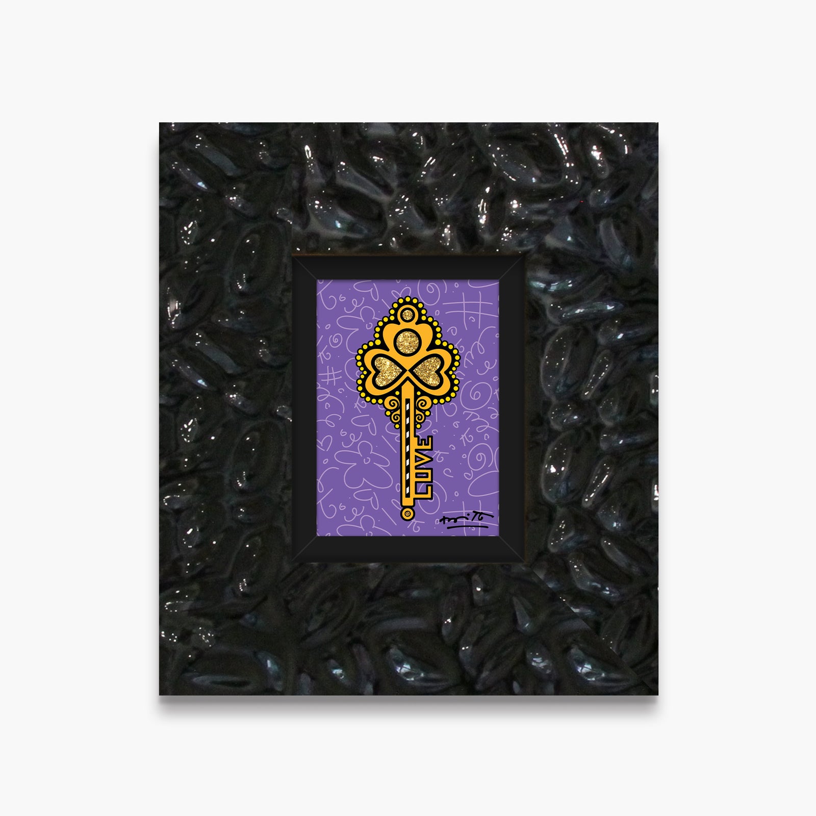 the right key limited edition artistic colorful design collectible
