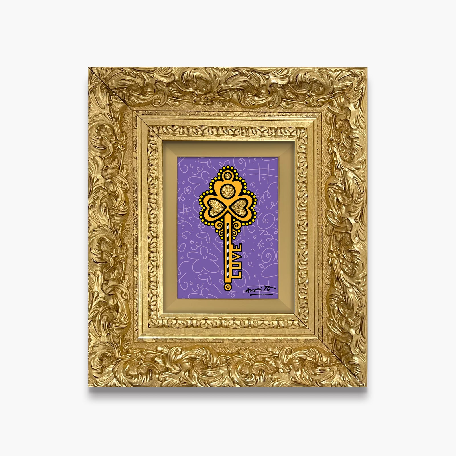 the right key limited edition artistic colorful design collectible