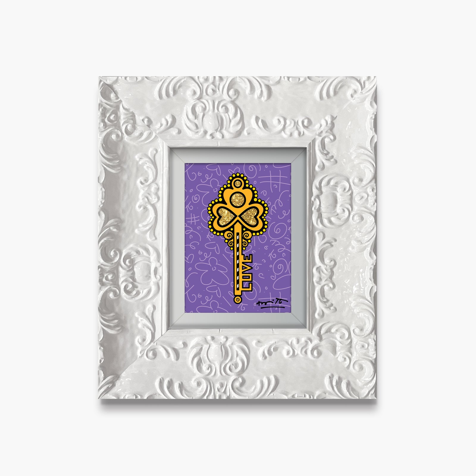 the right key limited edition artistic colorful design collectible