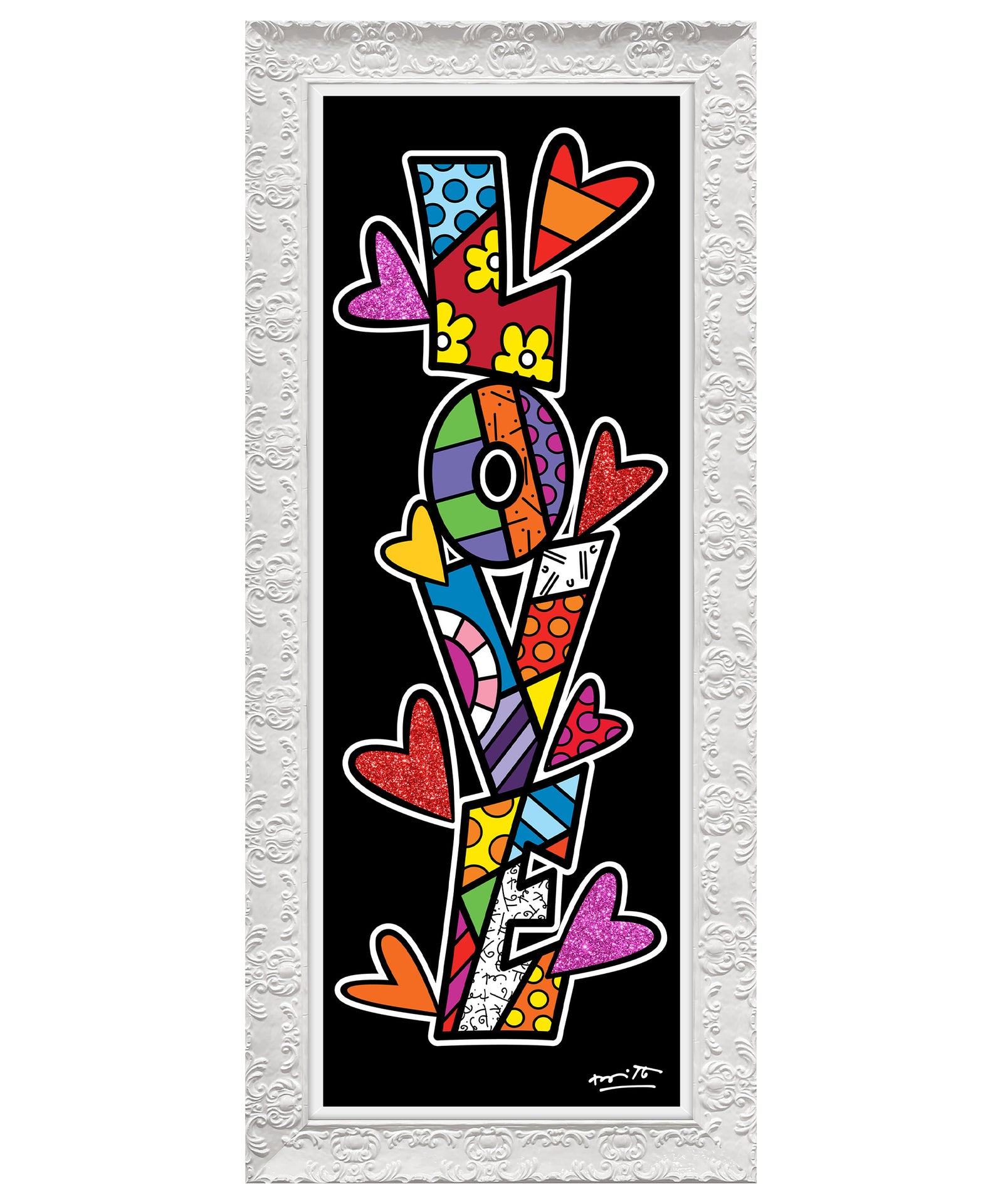modern pop art up love limited edition print vibrant home decor