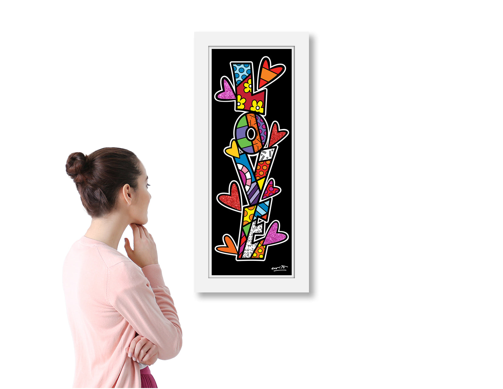 up love limited edition print artistic colorful design collectible