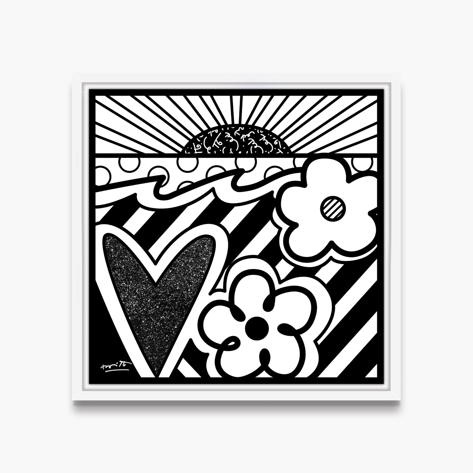modern pop art new horizons limited edition print vibrant home decor