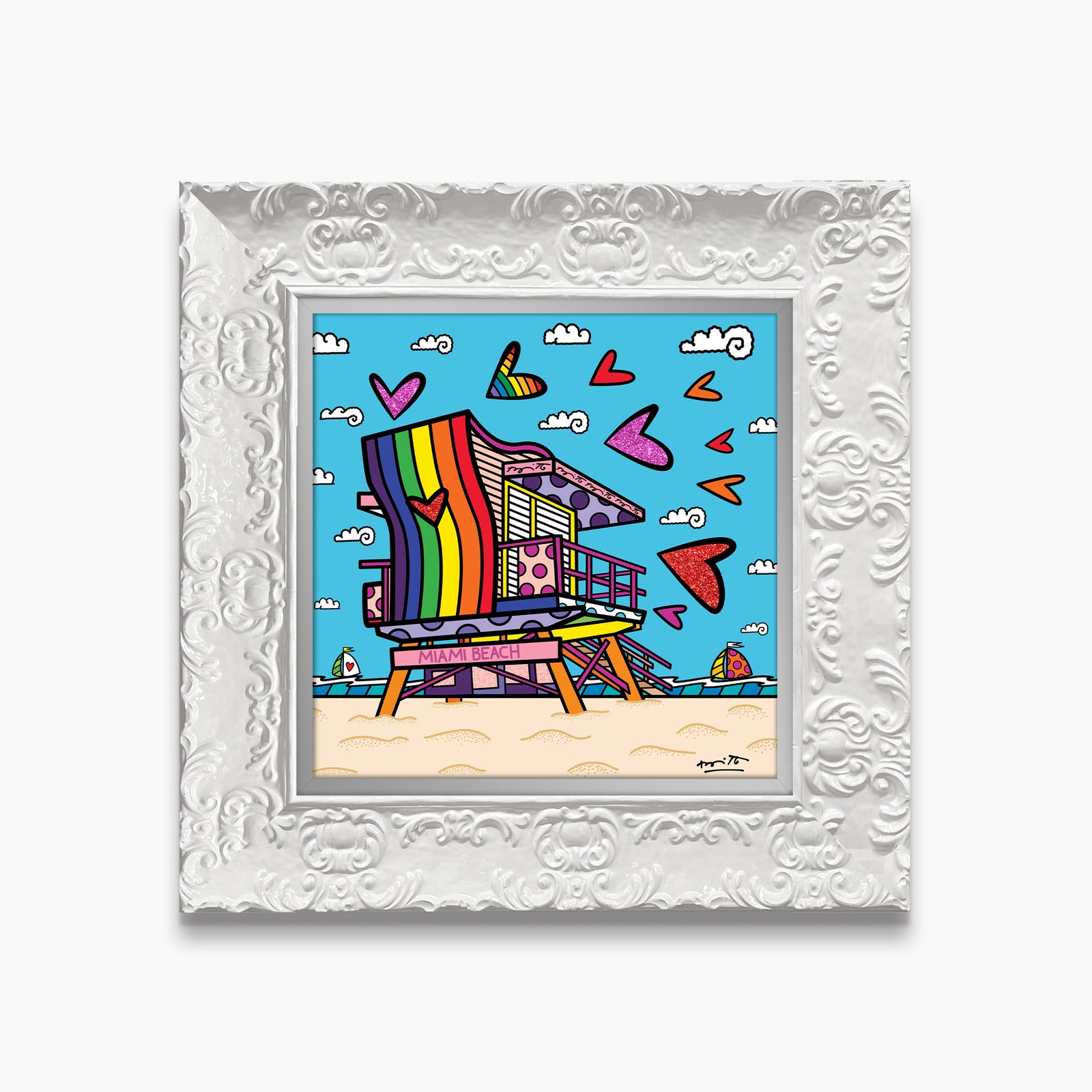miami beach pride limited edition artistic colorful design collectible