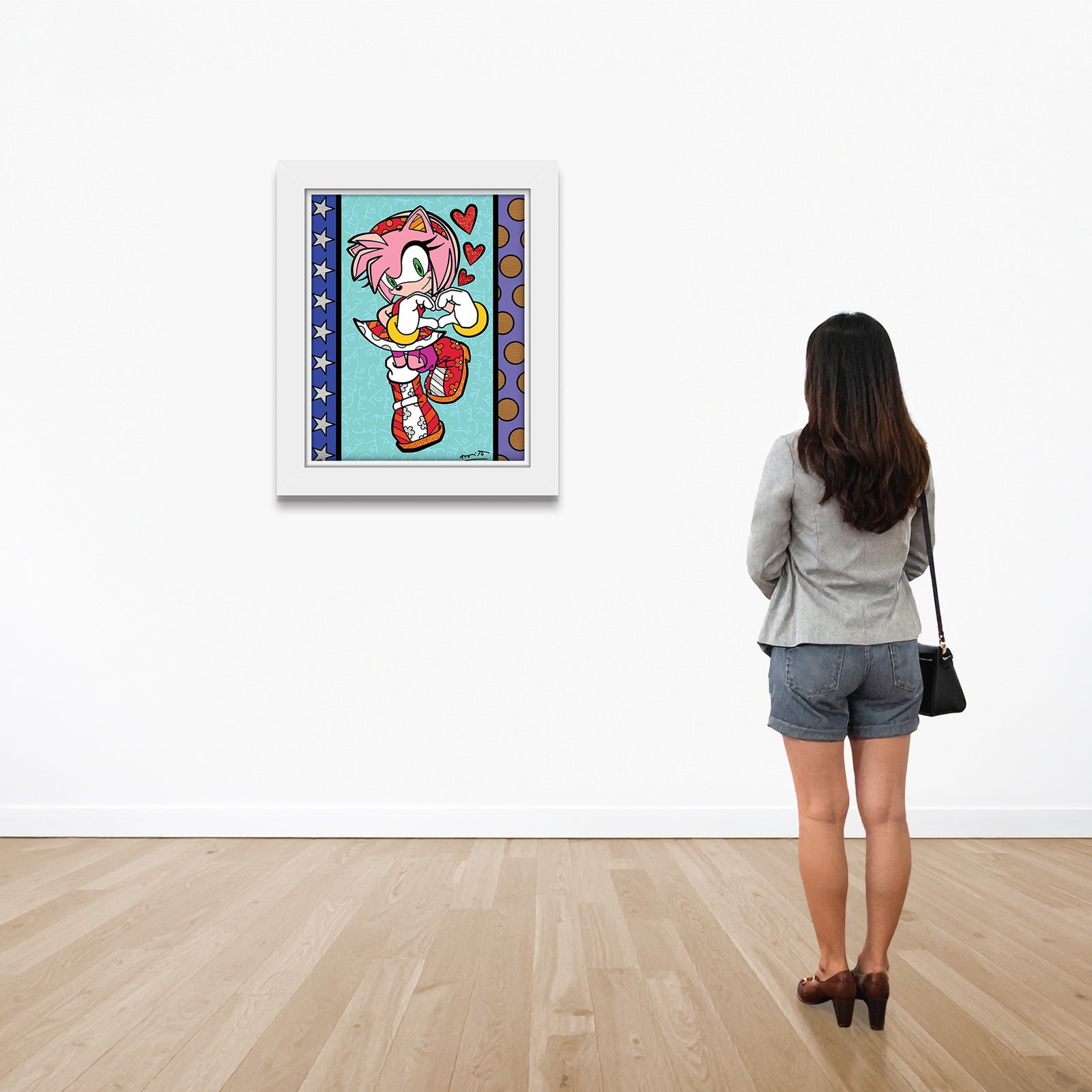 modern pop art amy rose love sega by vibrant home decor
