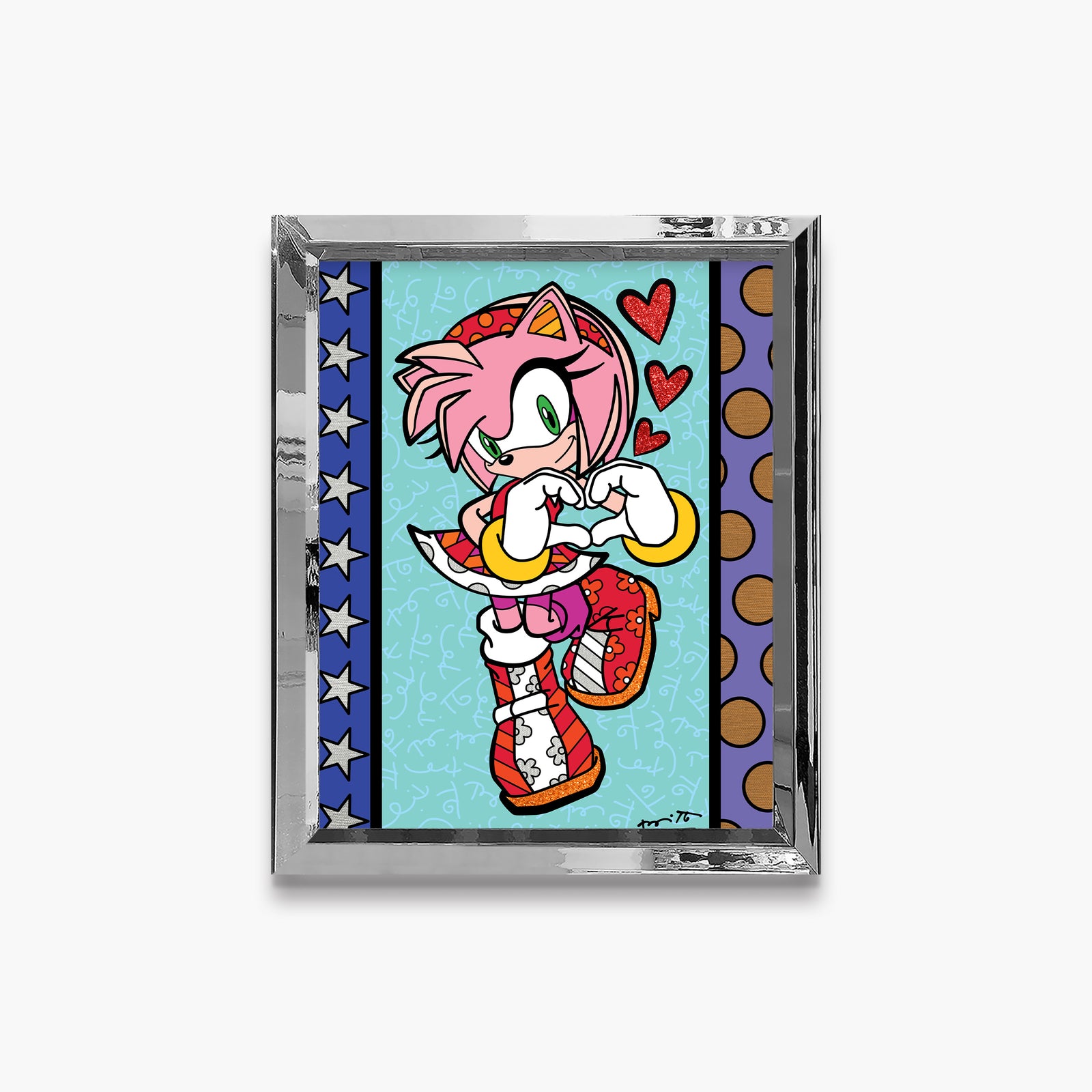 modern pop art amy rose love sega by vibrant home decor